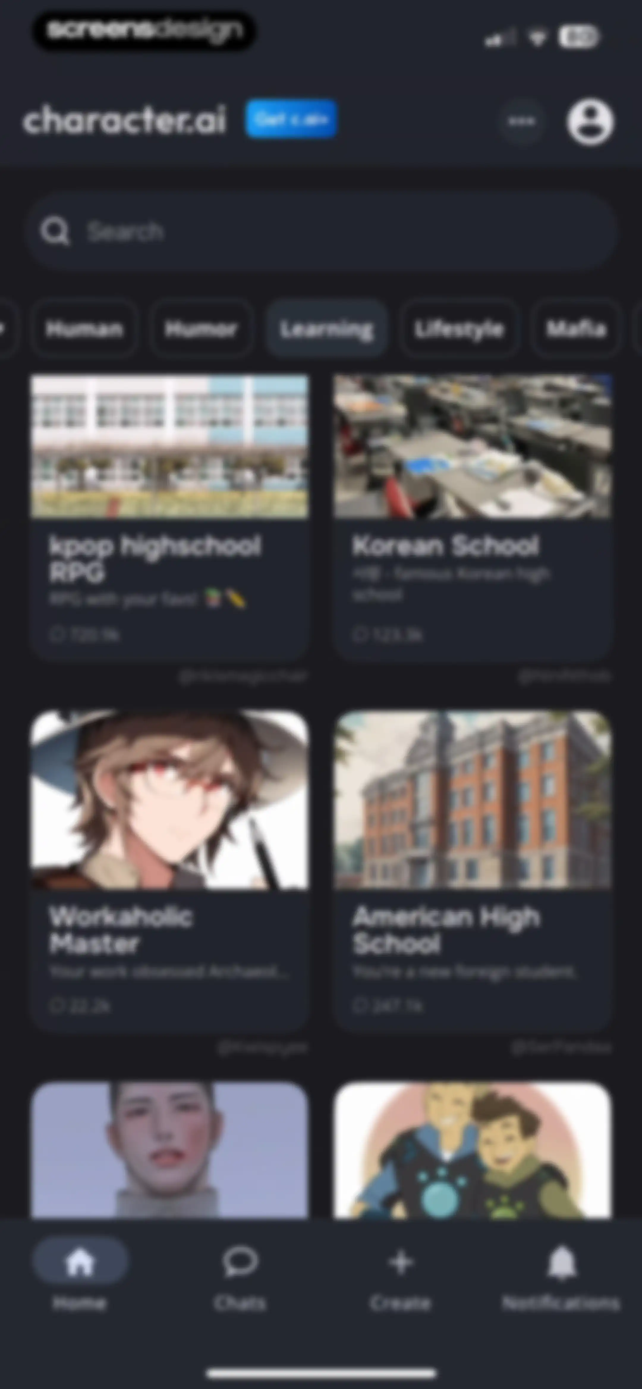 Character AI: Chat, Talk, Text screen 63