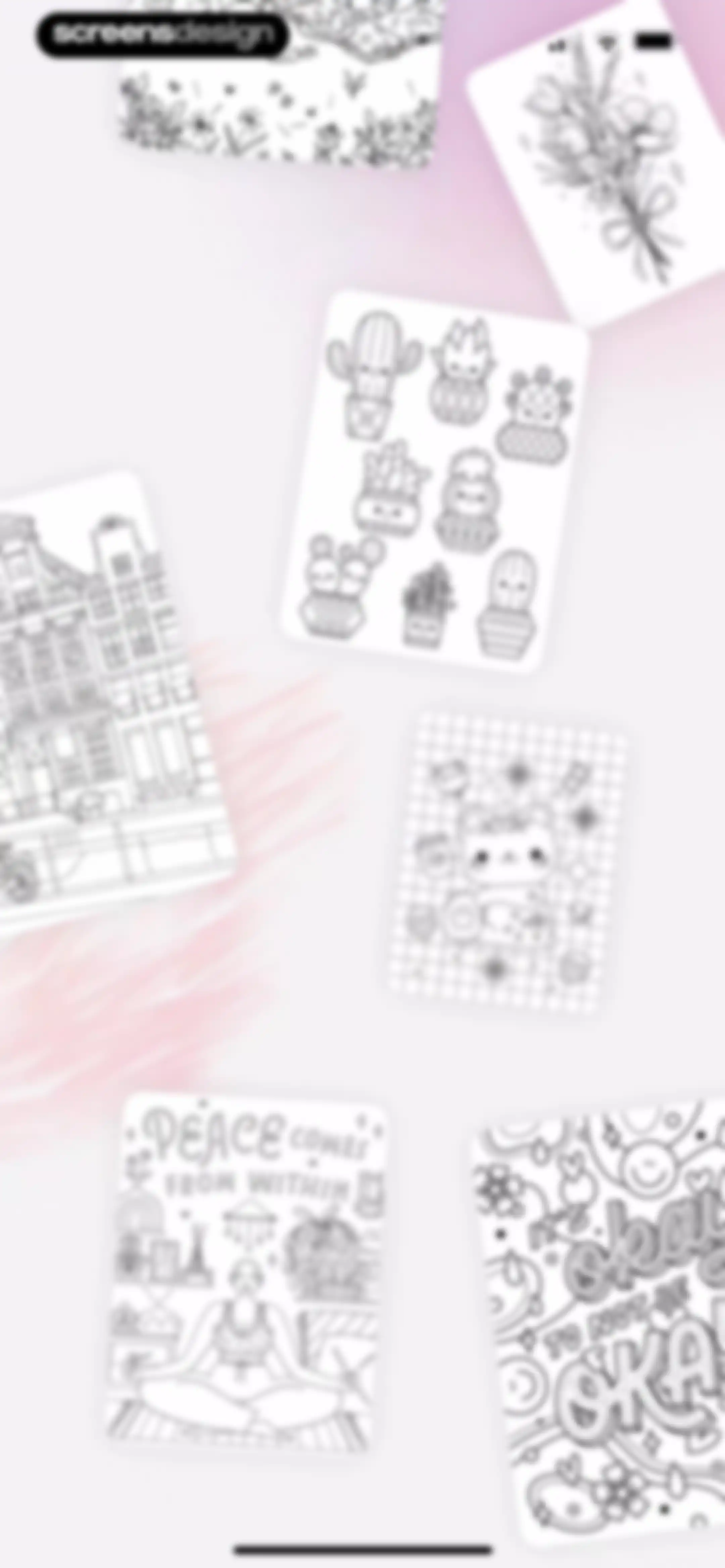 Lake: Coloring Book for Adults screen 3
