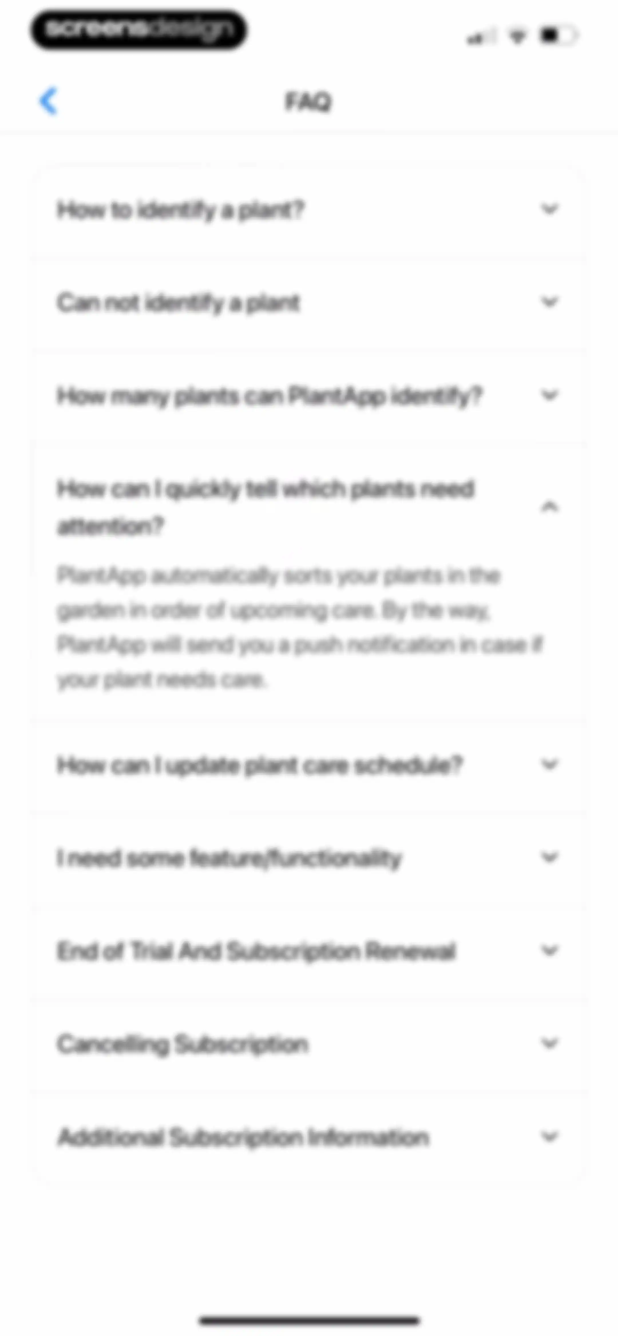 Plant App: Plant Identifier screen 177