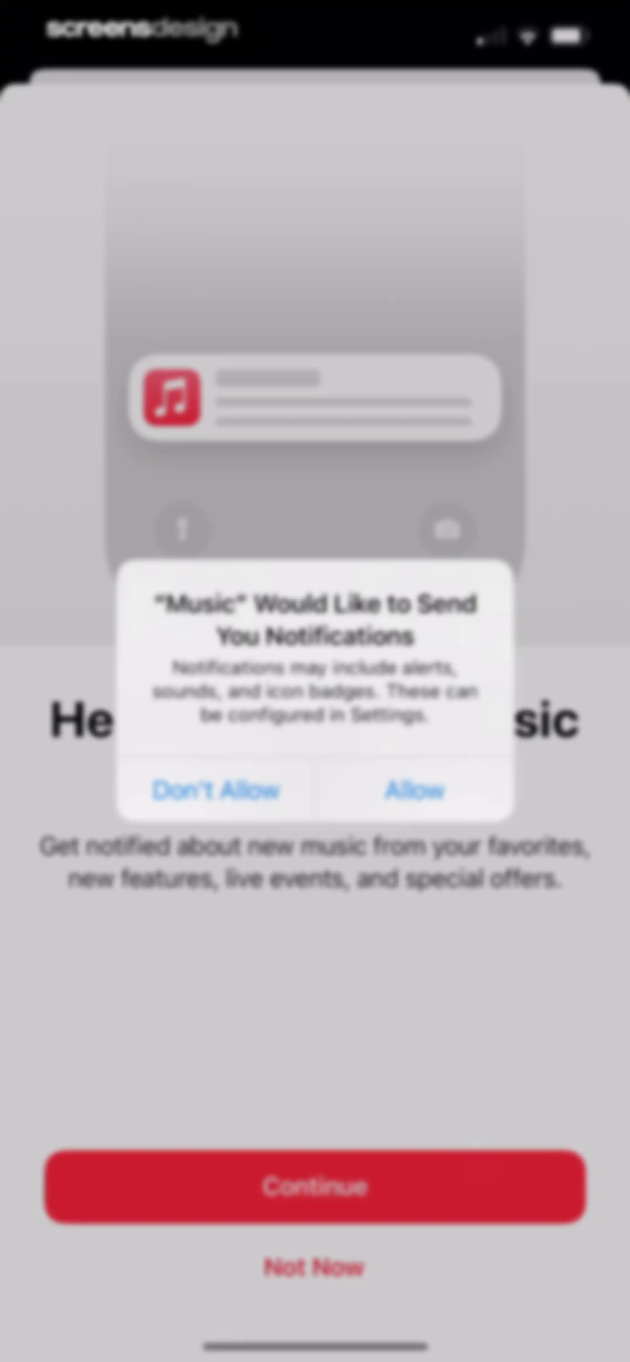 Apple Music screen 3