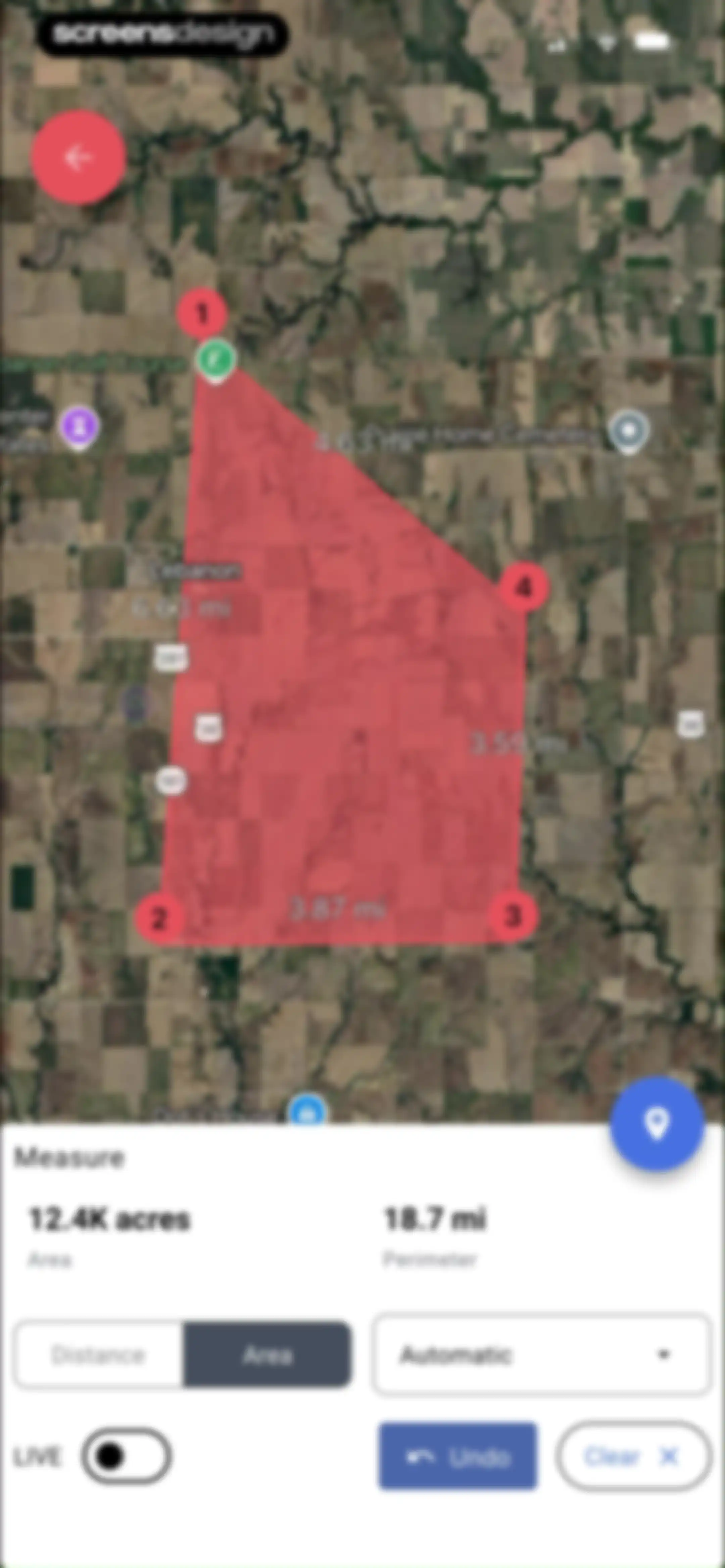 LandGlide: Land & Field Maps screen 28