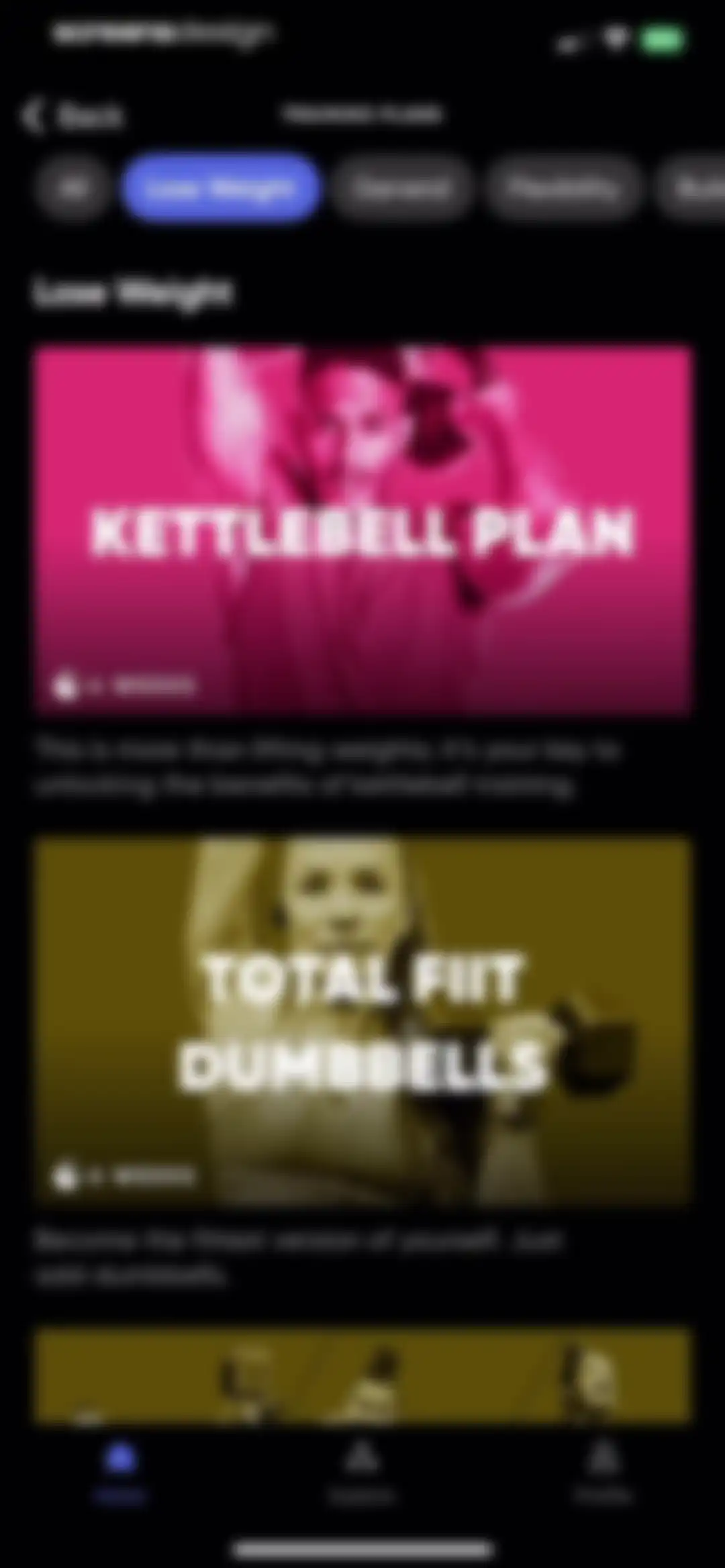 Fiit: Workouts & Fitness Plans screen 65