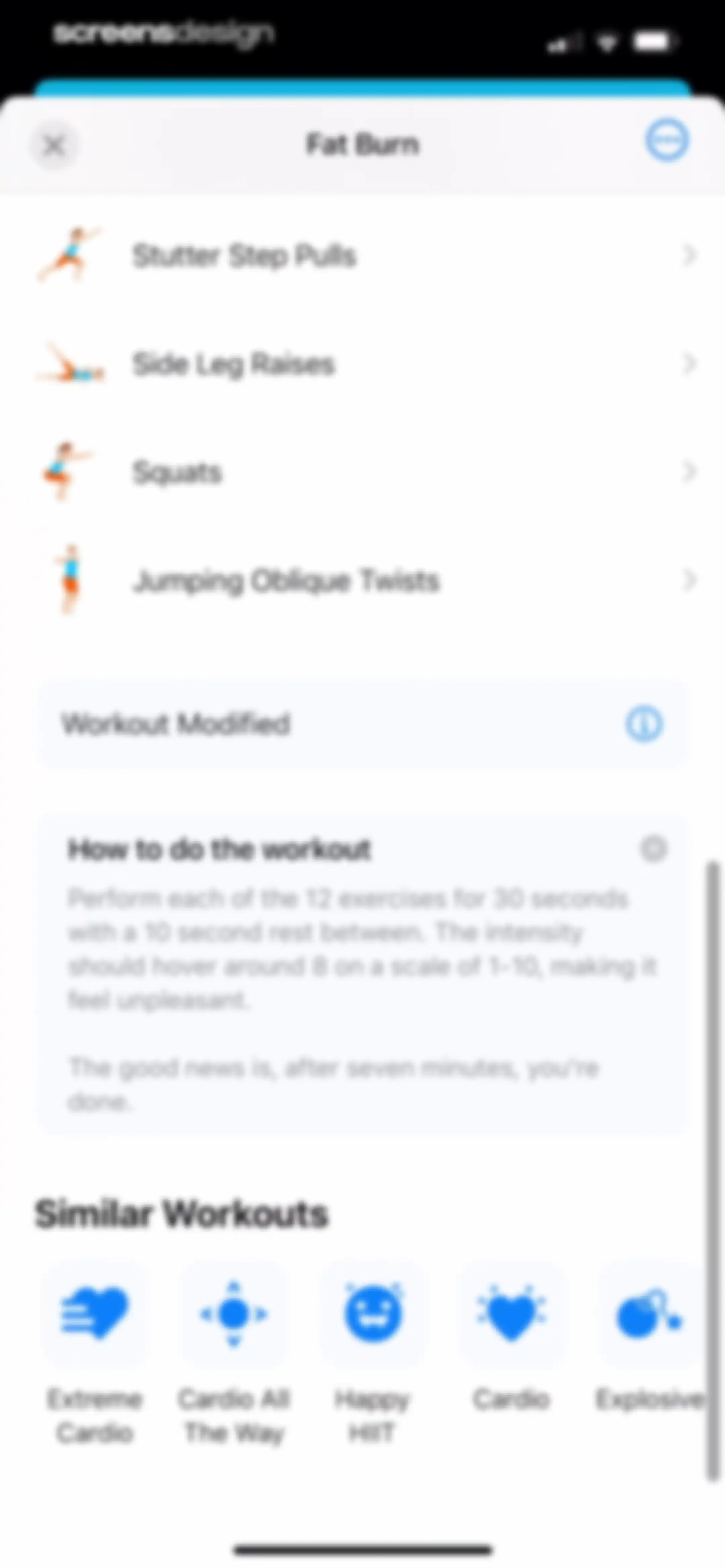 Seven: 7 Minute Workout screen 66