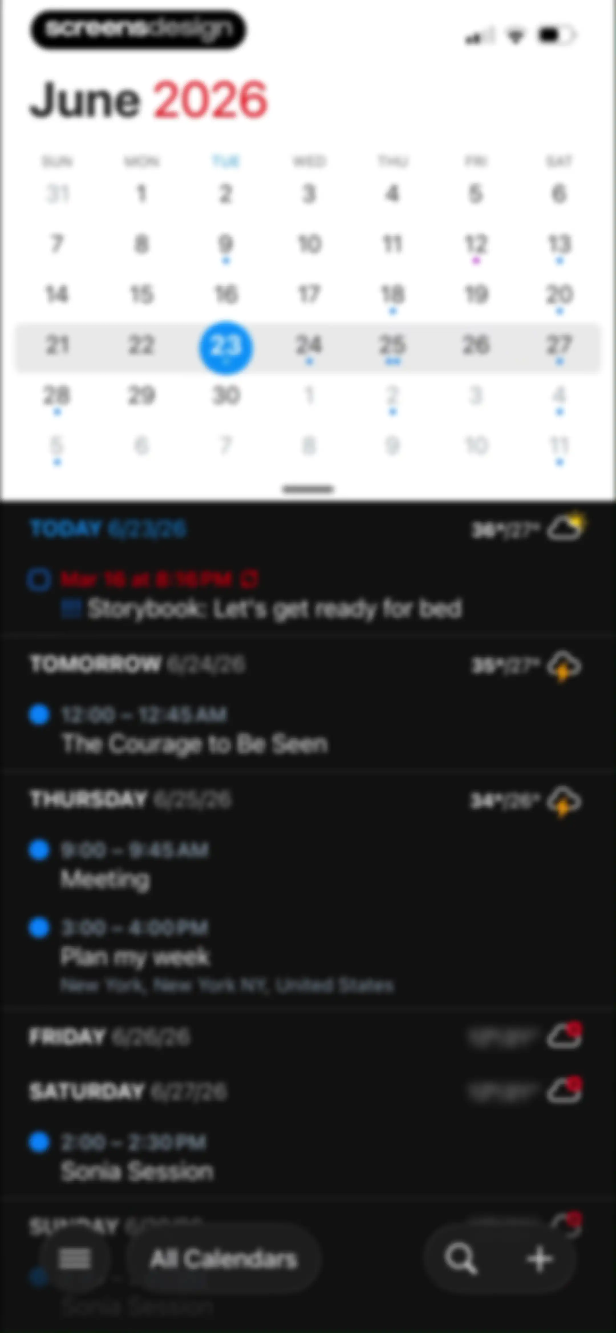 Fantastical Calendar screen 30