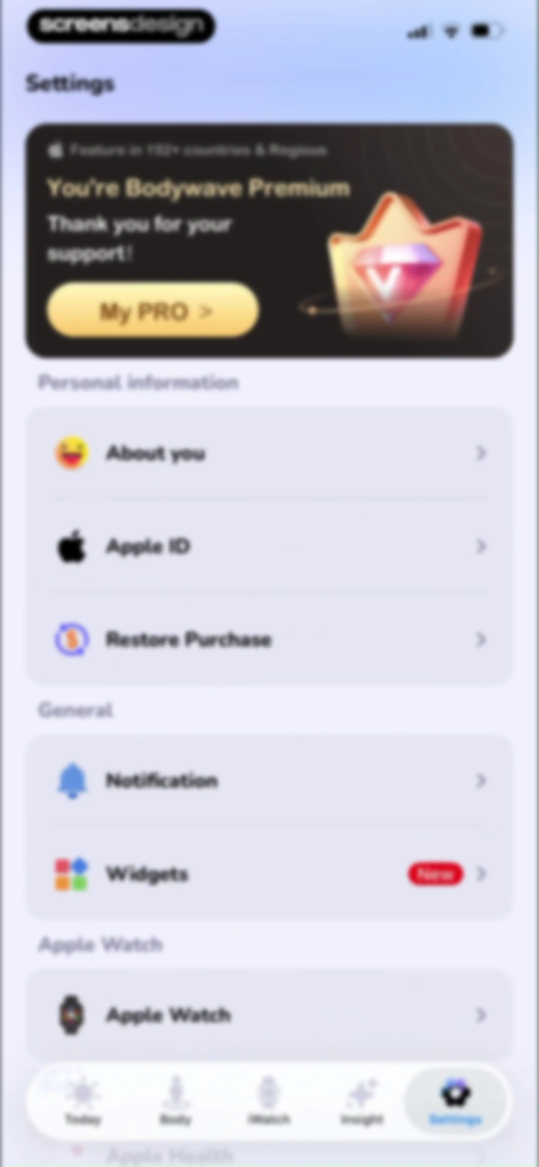 BodyWave: Health Tracker screen 175