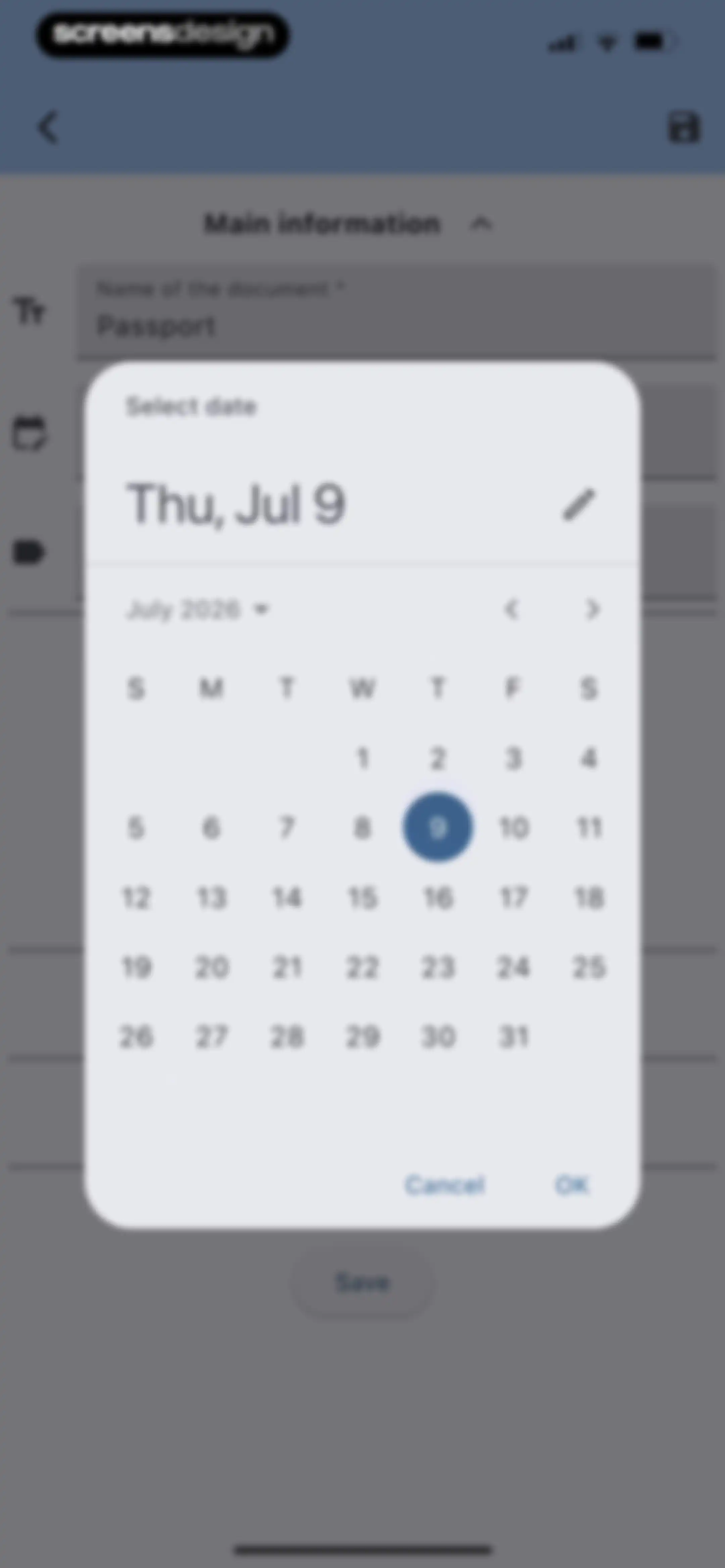 ExpiNotif: Expiration dates screen 7