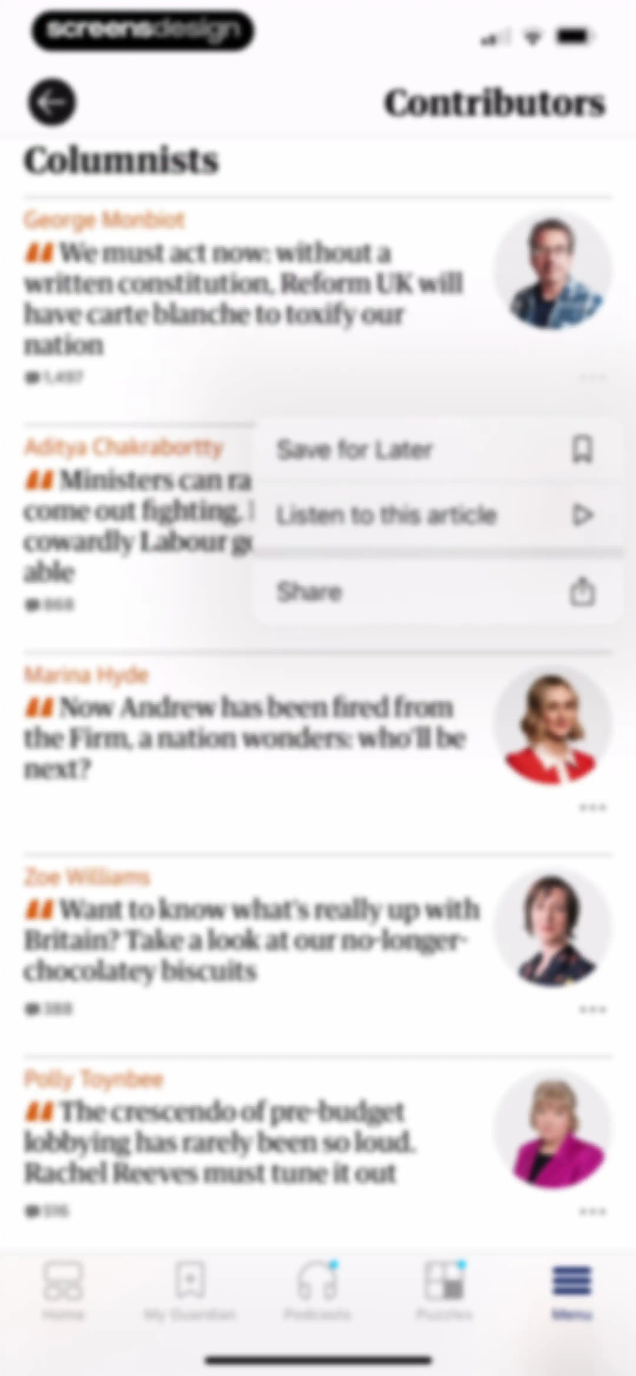 The Guardian - US & World News screen 95
