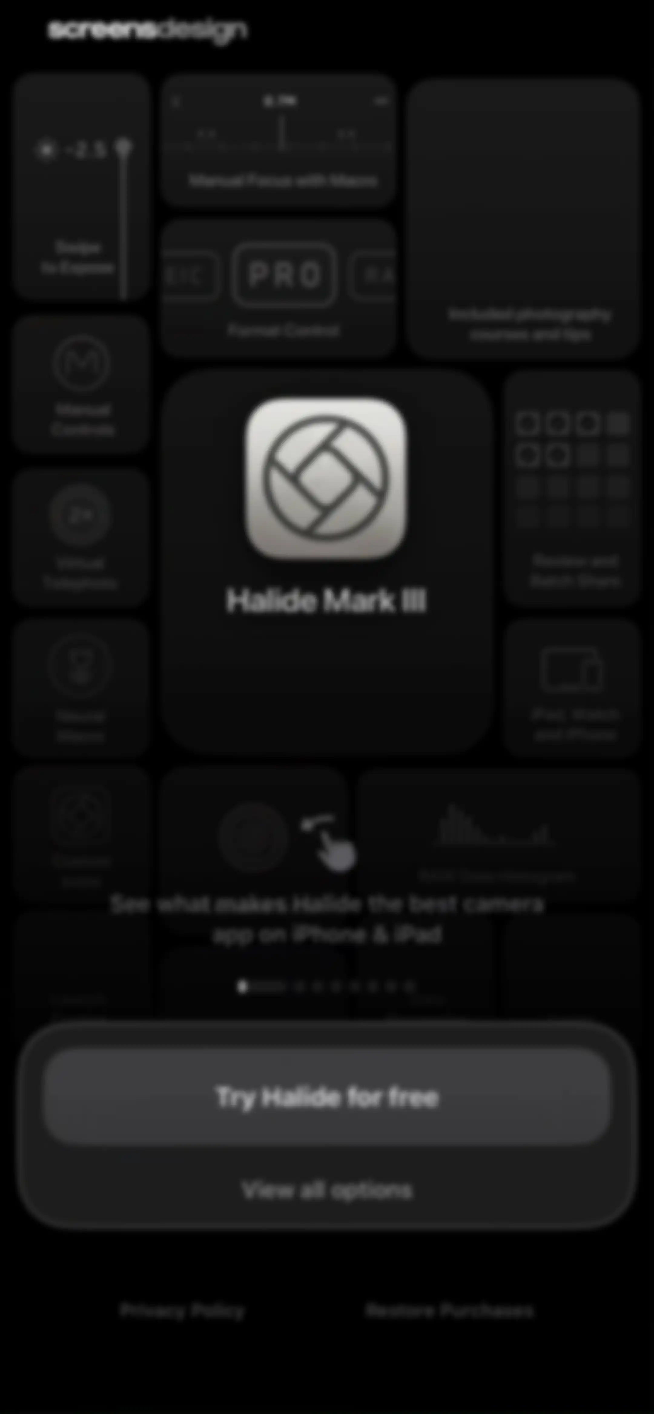 Halide Mark III - Pro Camera screen 3