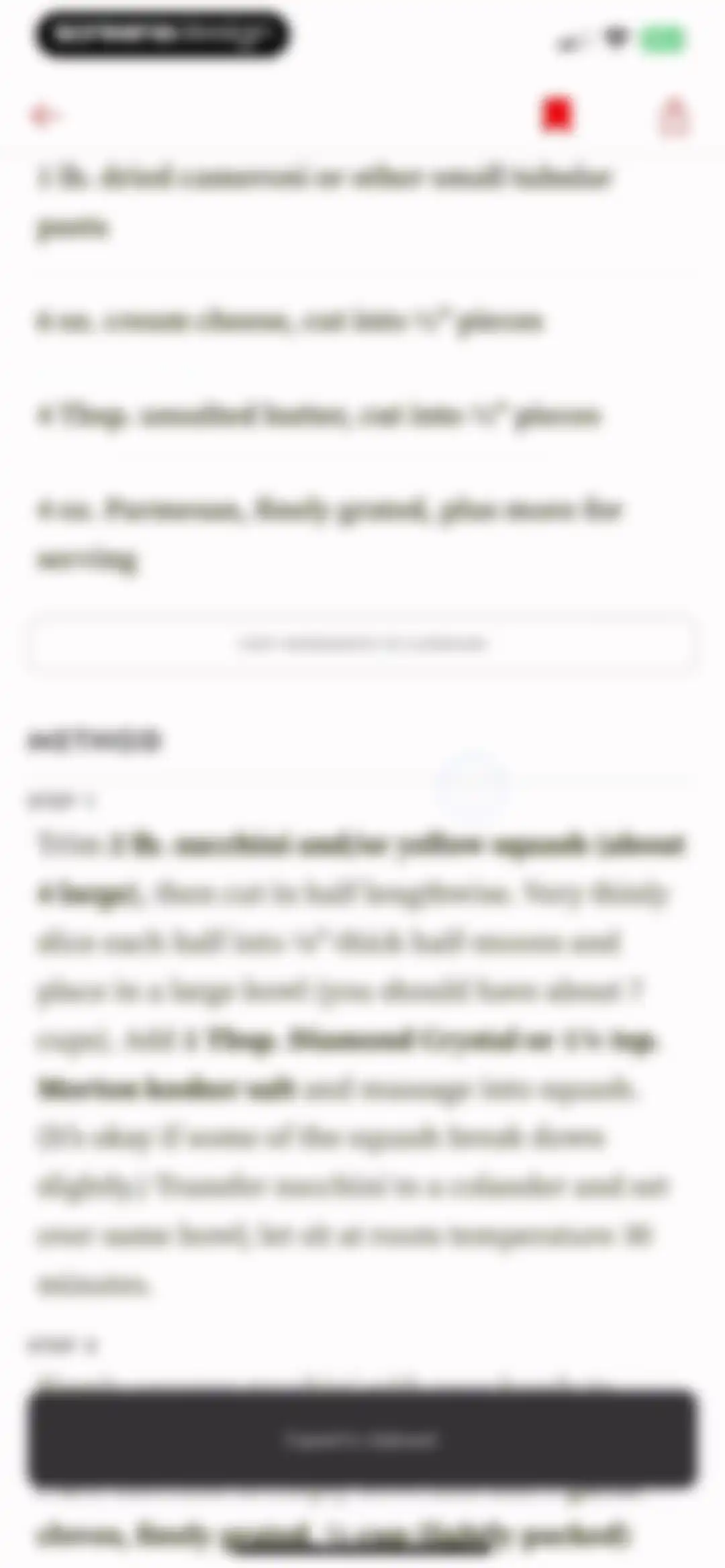 Epicurious screen 15