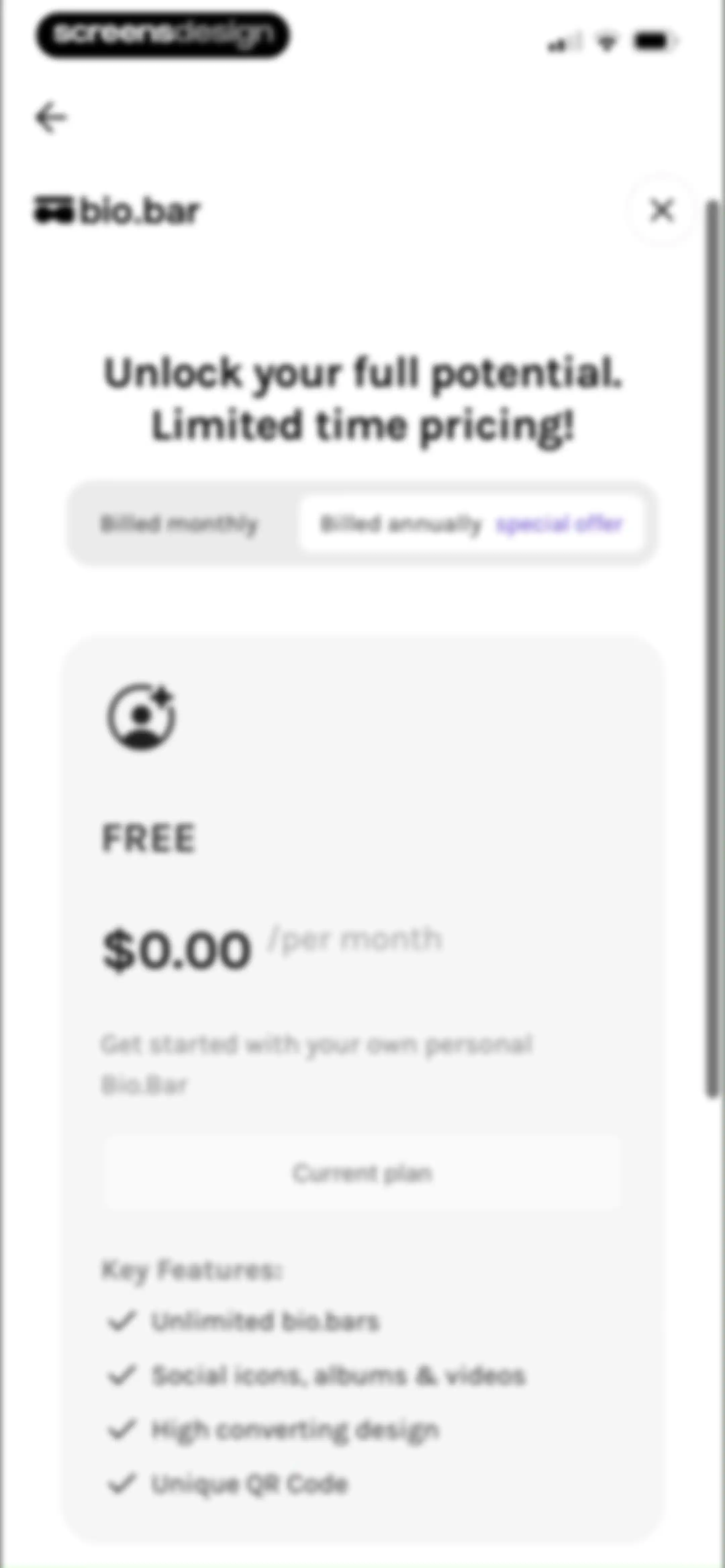 UNUM — Layout & Feed Preview screen 105