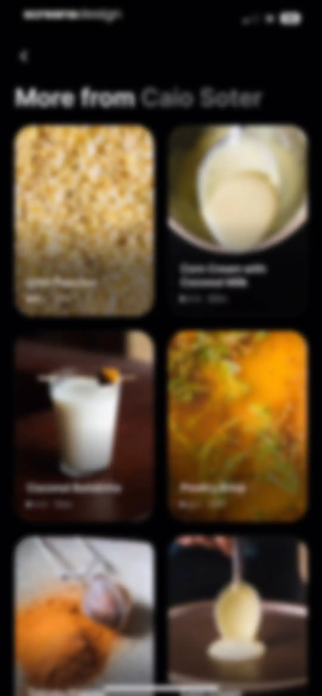 CREME: Create Memorable Meals screen 47