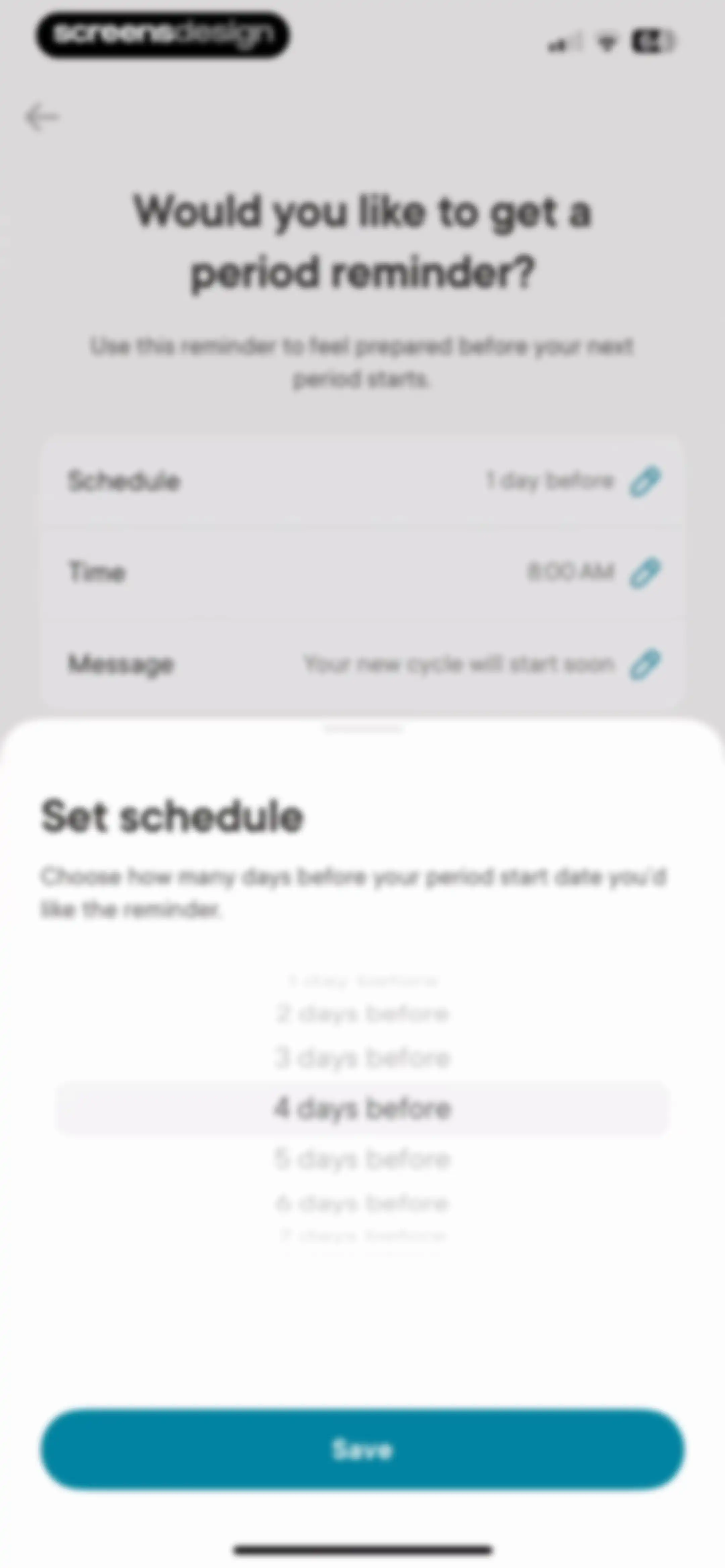 Clue Period & Cycle Tracker screen 18