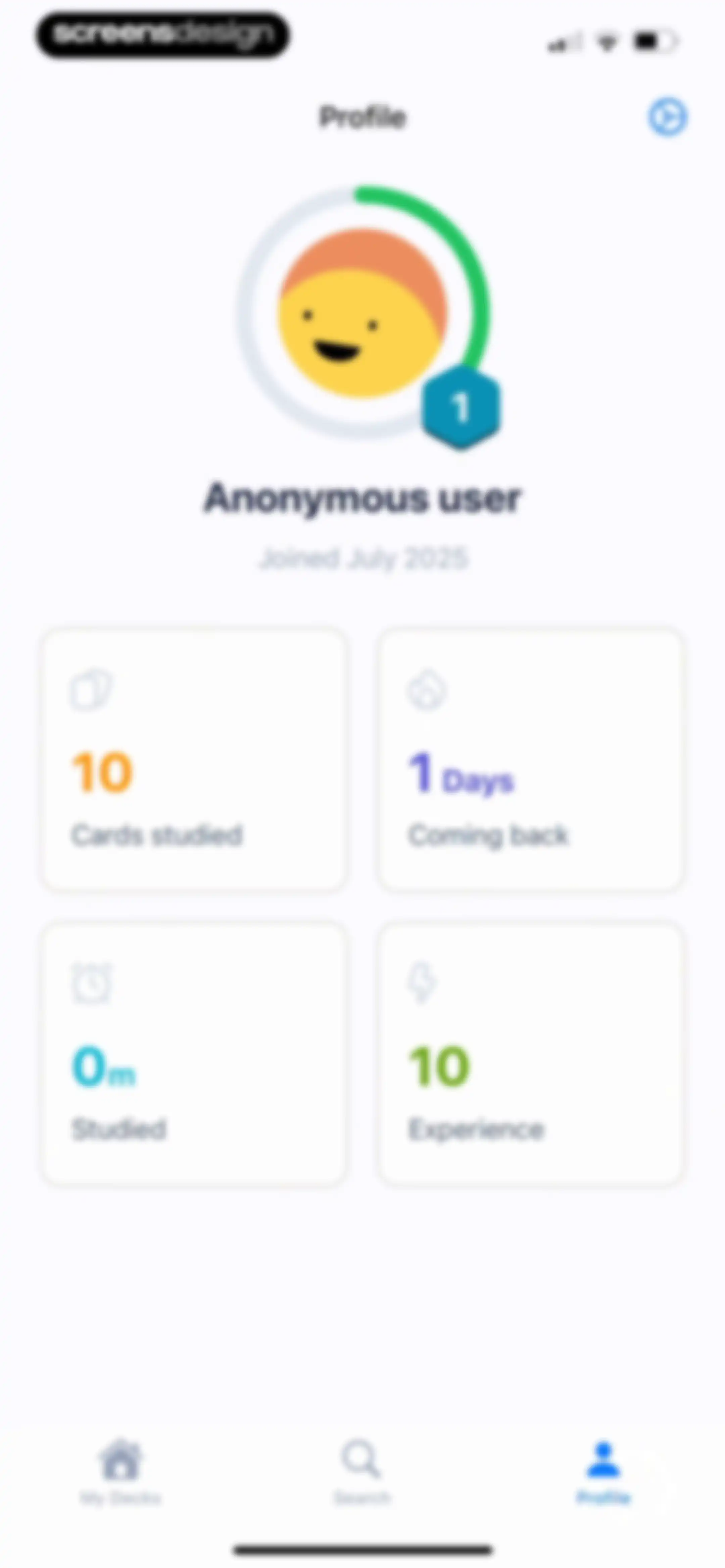 Mopiq: AI Flashcards Learning screen 89