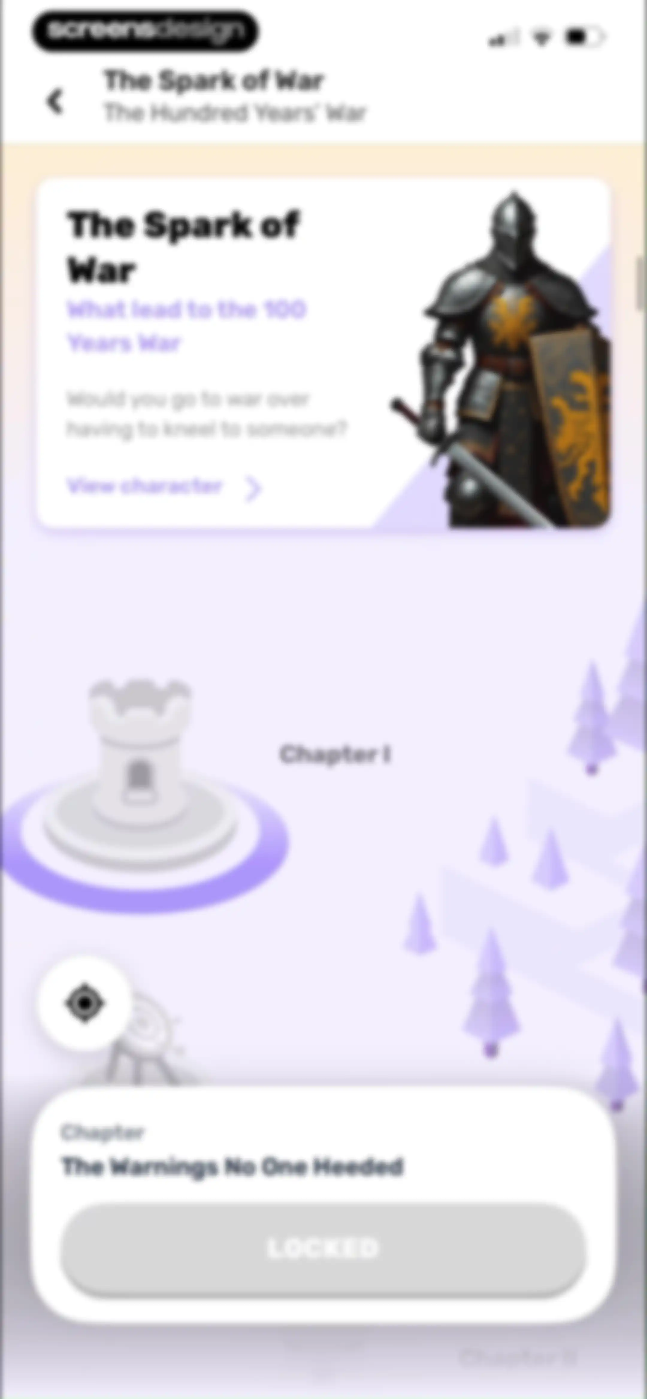 Paladin: Learn History screen 82