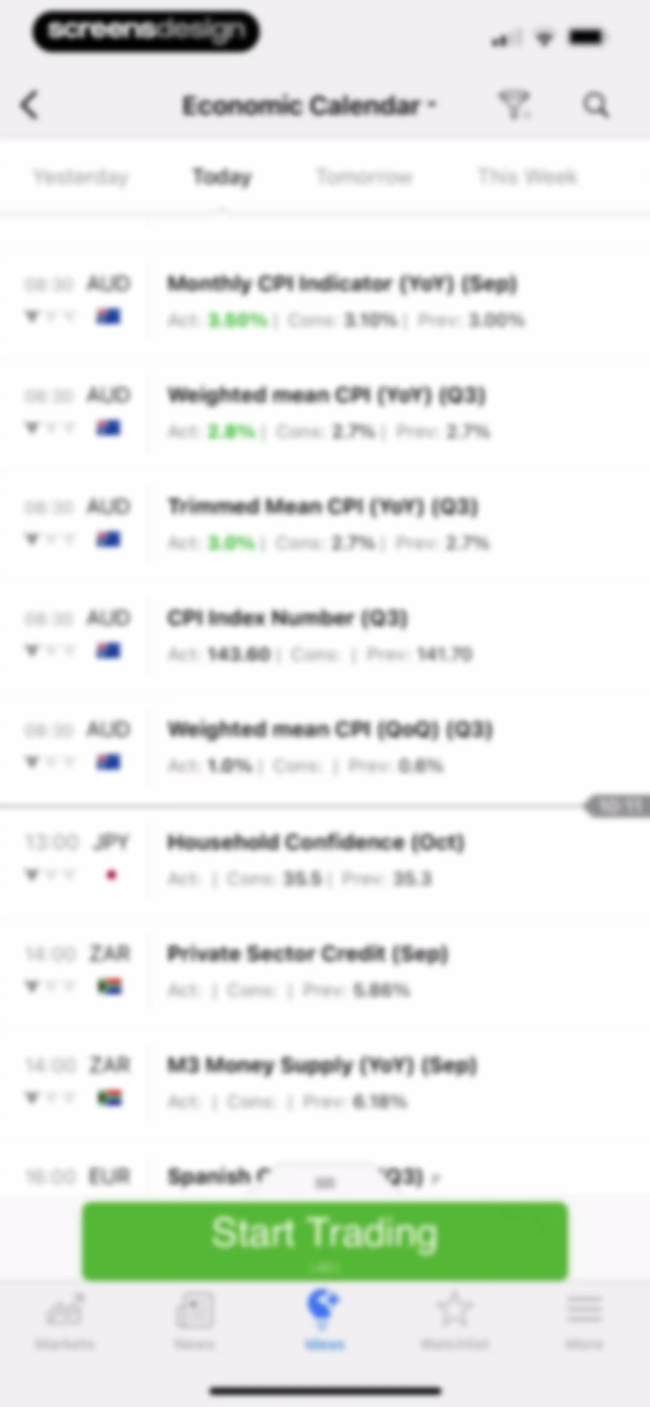 Investing.com: Stock Market screen 106
