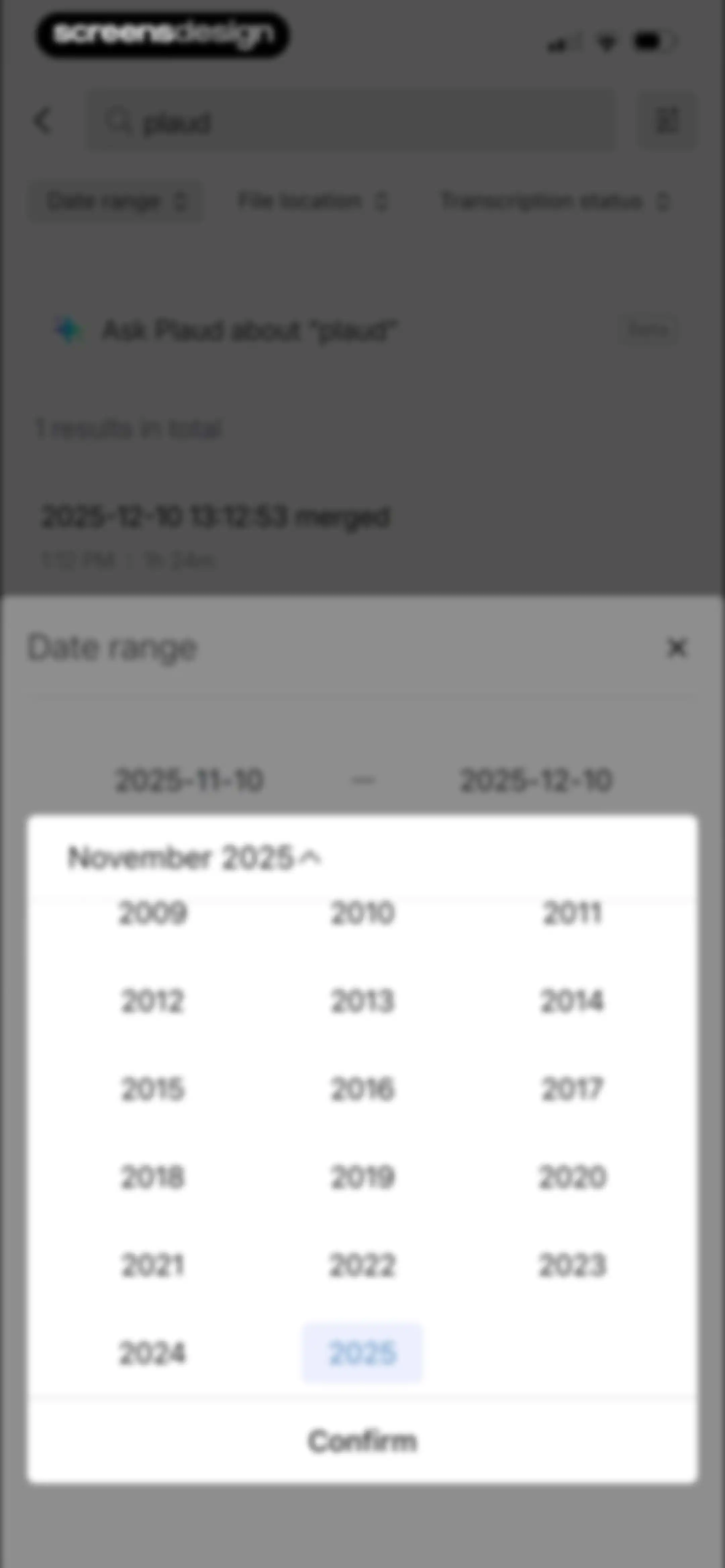 Plaud: AI Note Taker screen 84