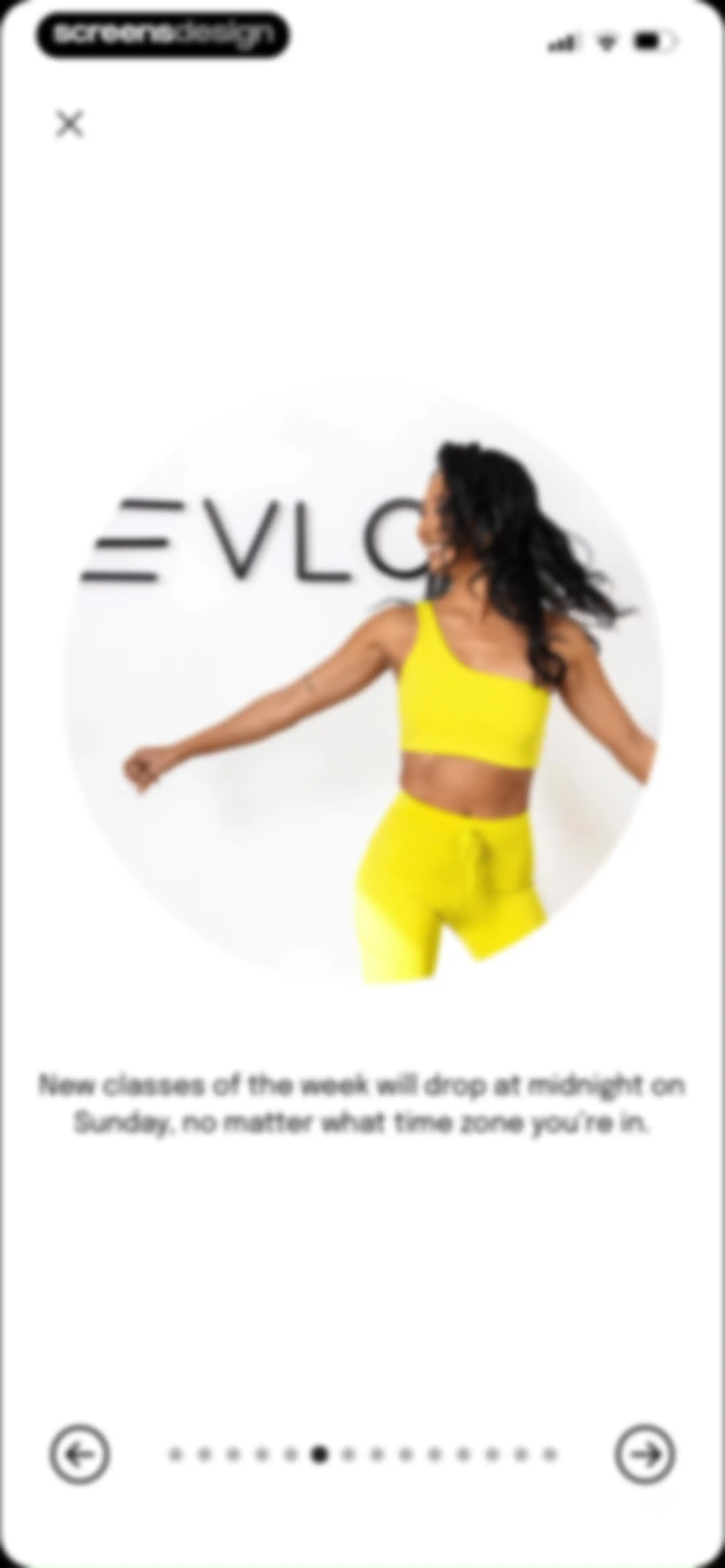 Evlo Fitness screen 62