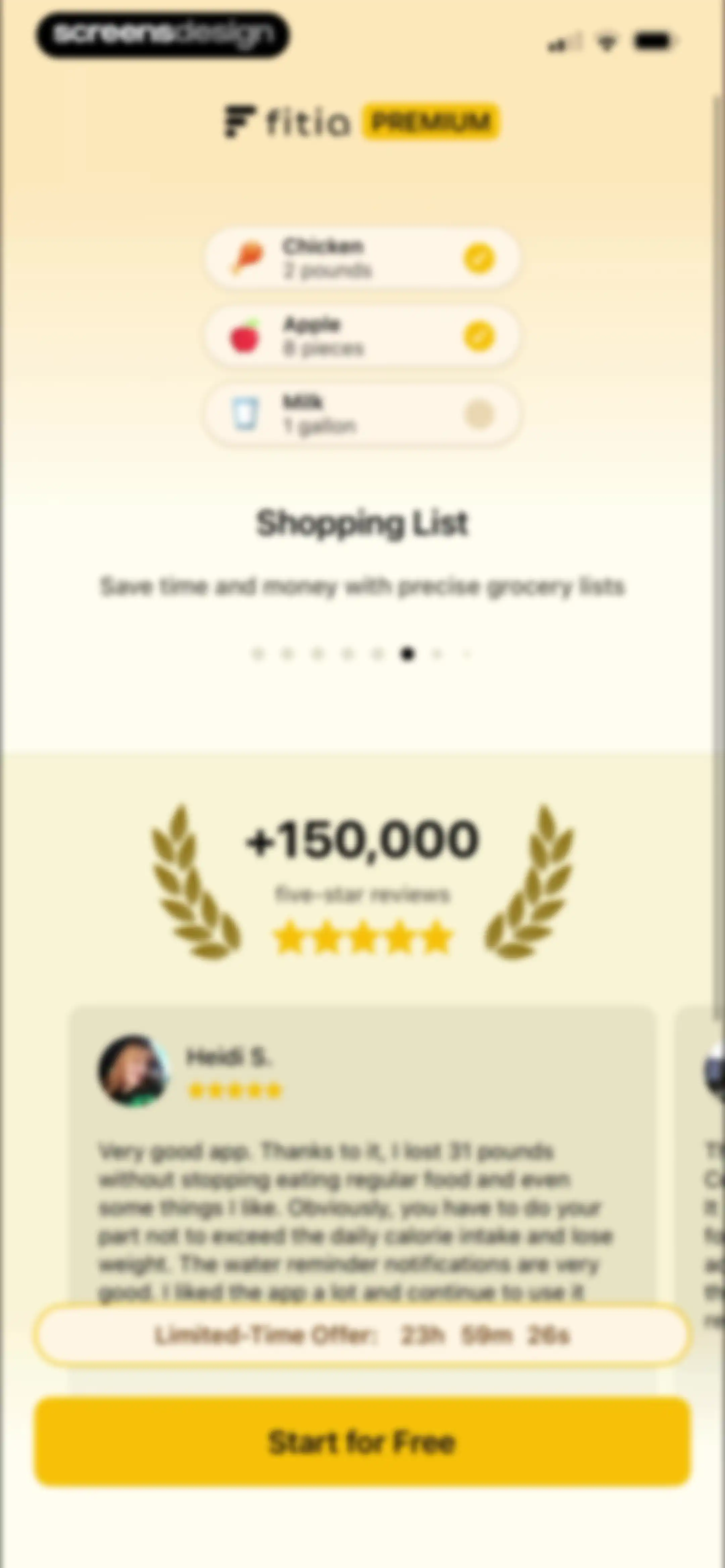 Fitia: Calorie Counter & Diet screen 42