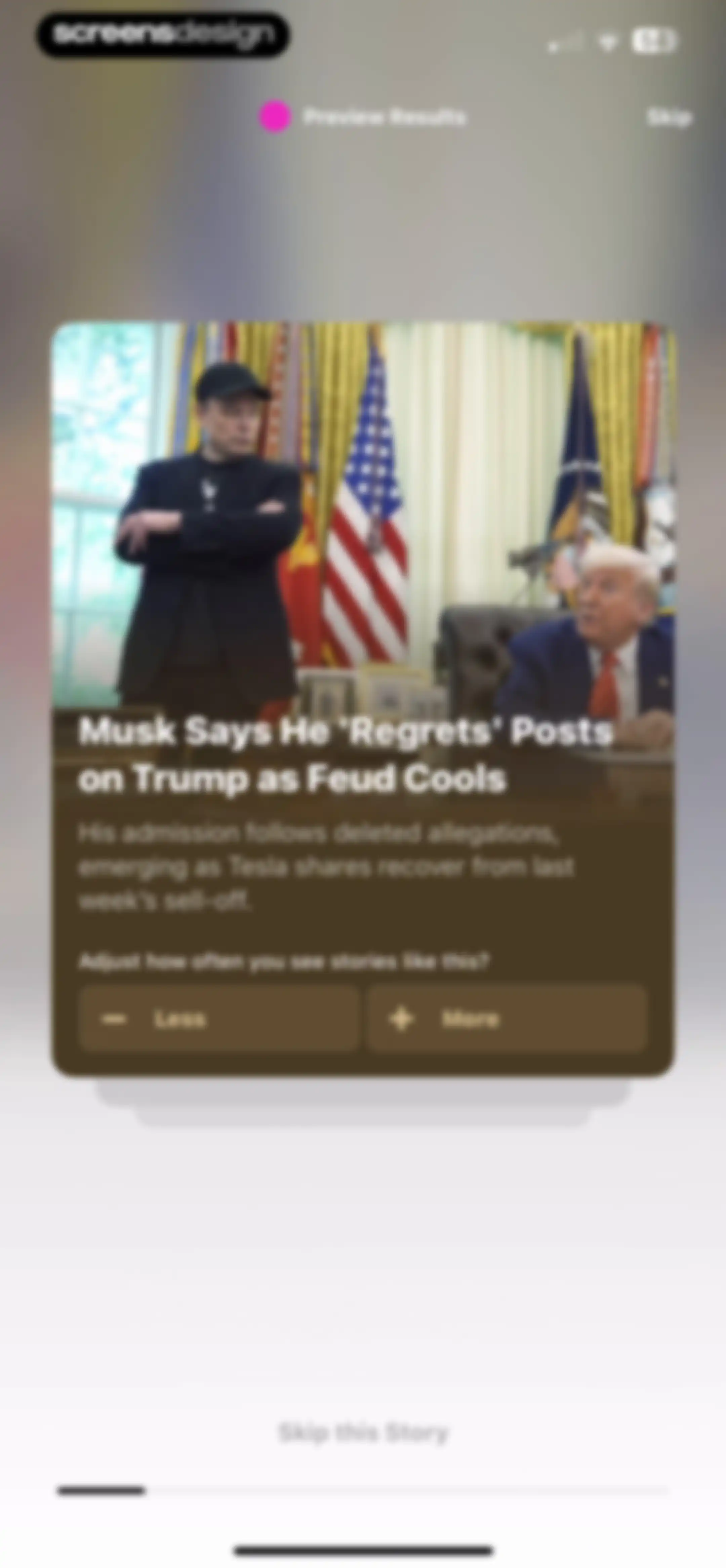Particle: Personalized News screen 12