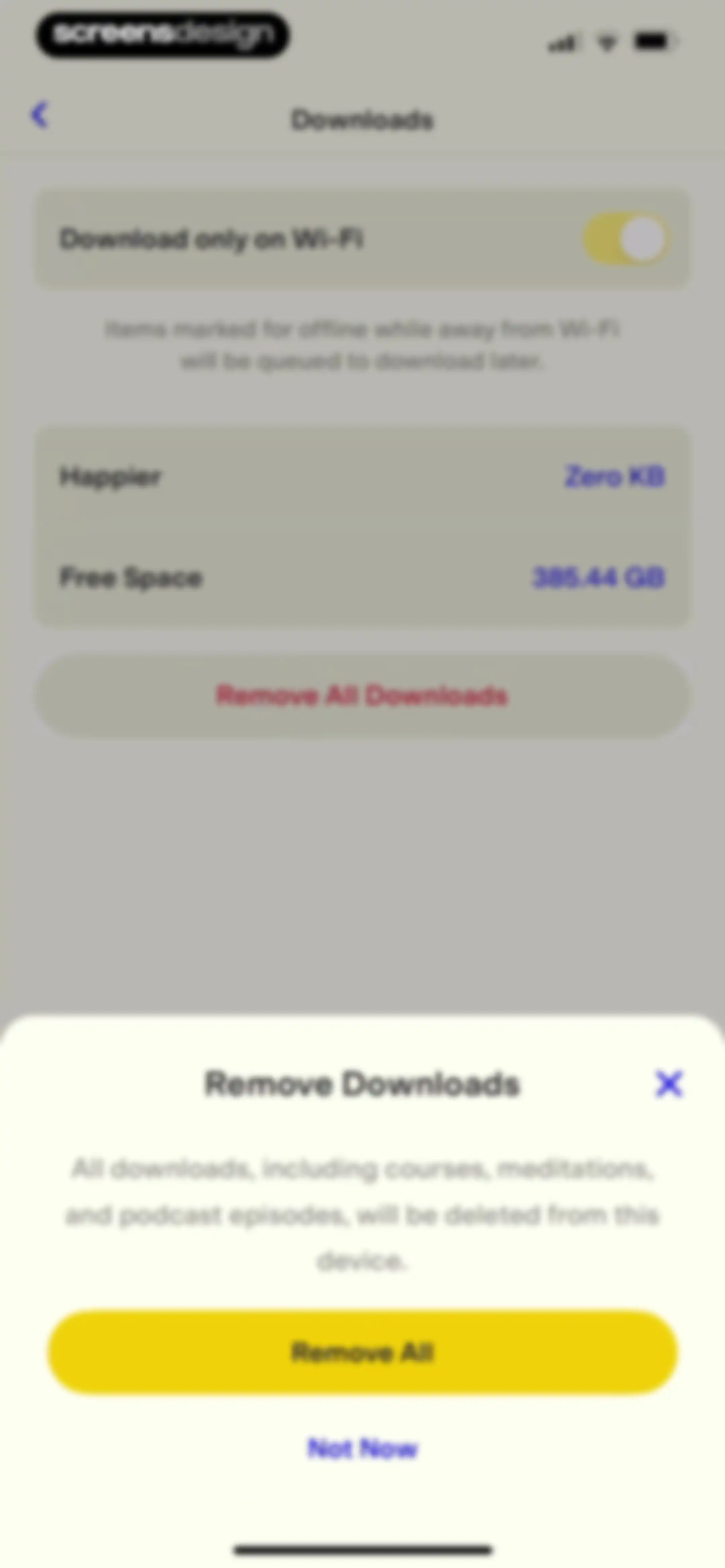 Happier Meditation screen 138