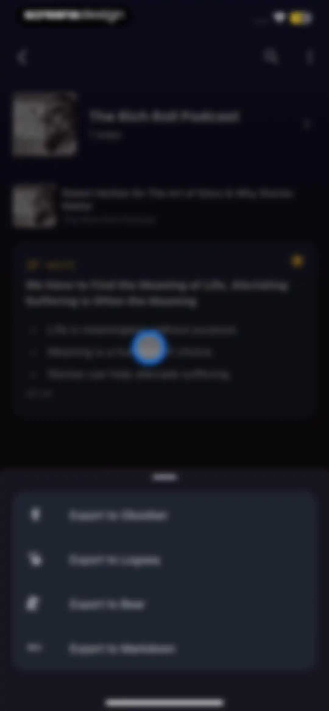 Snipd | AI Podcast Player screen 143