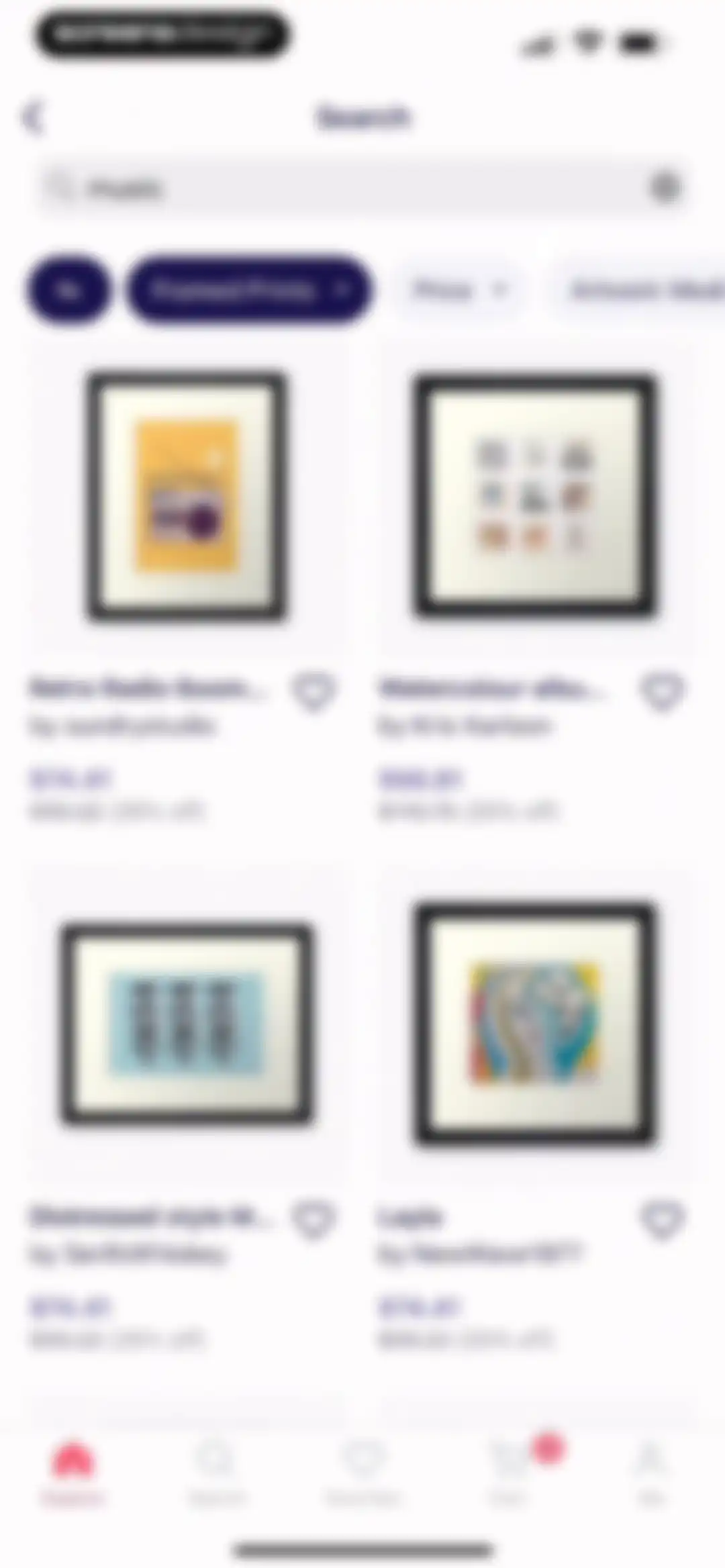 Redbubble - Shop original art screen 63