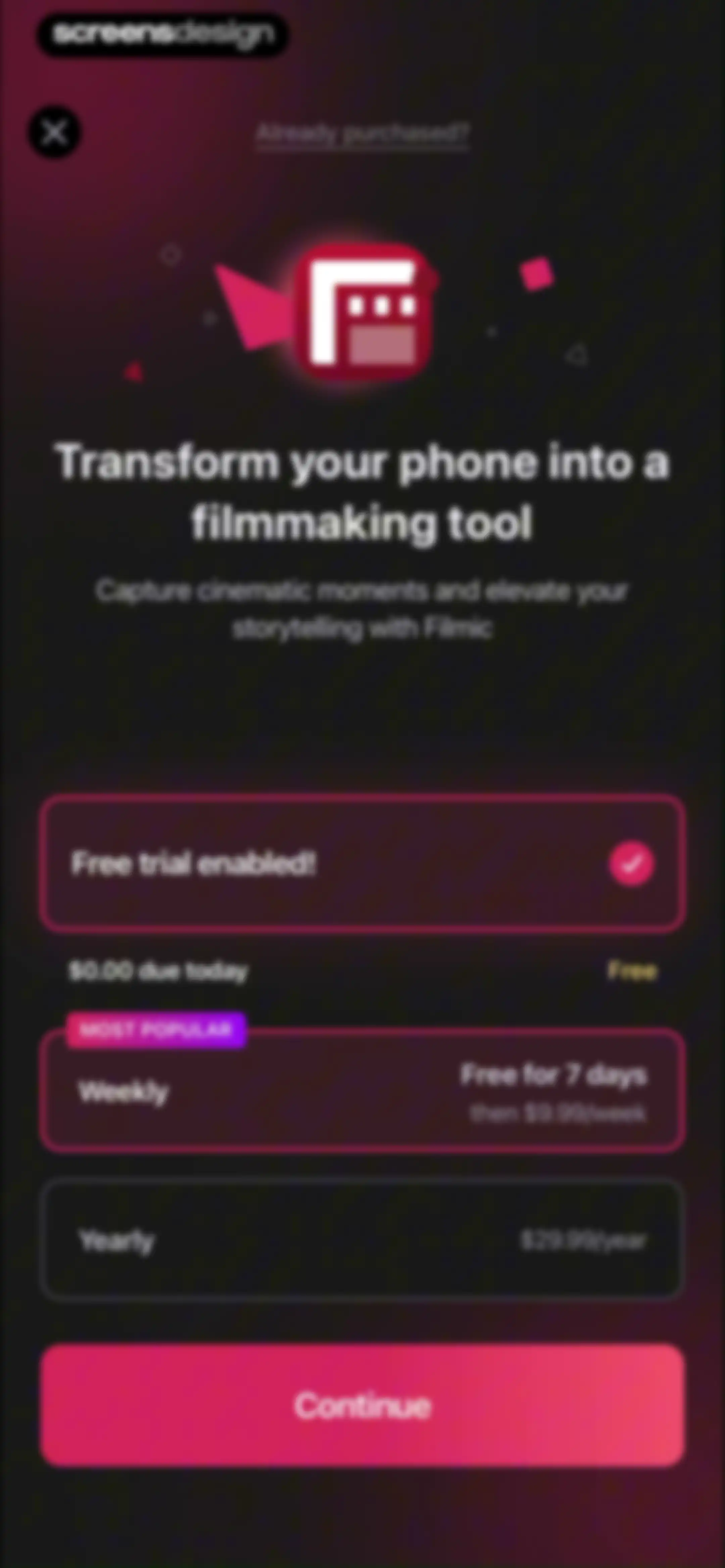 Filmic Pro－Video Camera screen 9