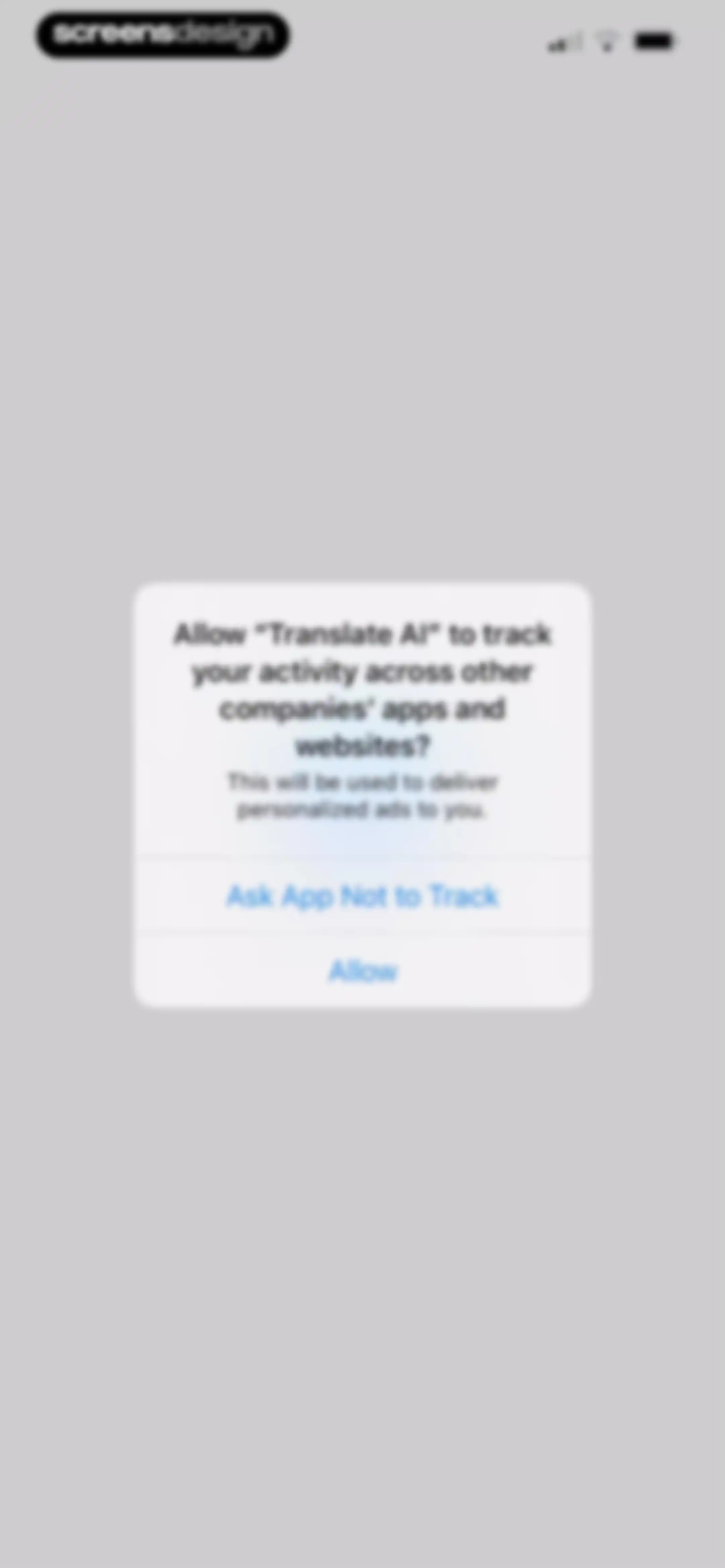 Translate AI - Live Translate screen 2