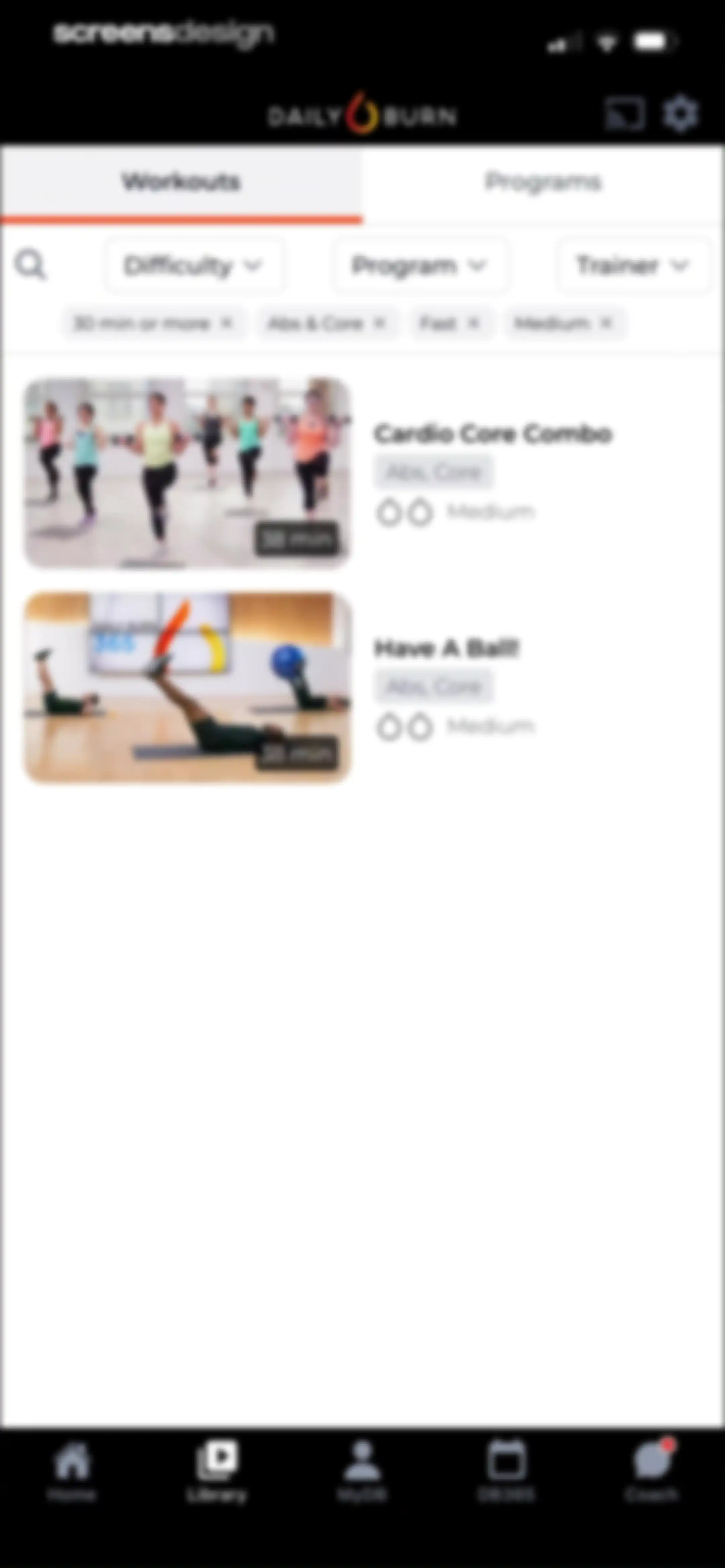 Daily Burn: Home Workouts screen 71