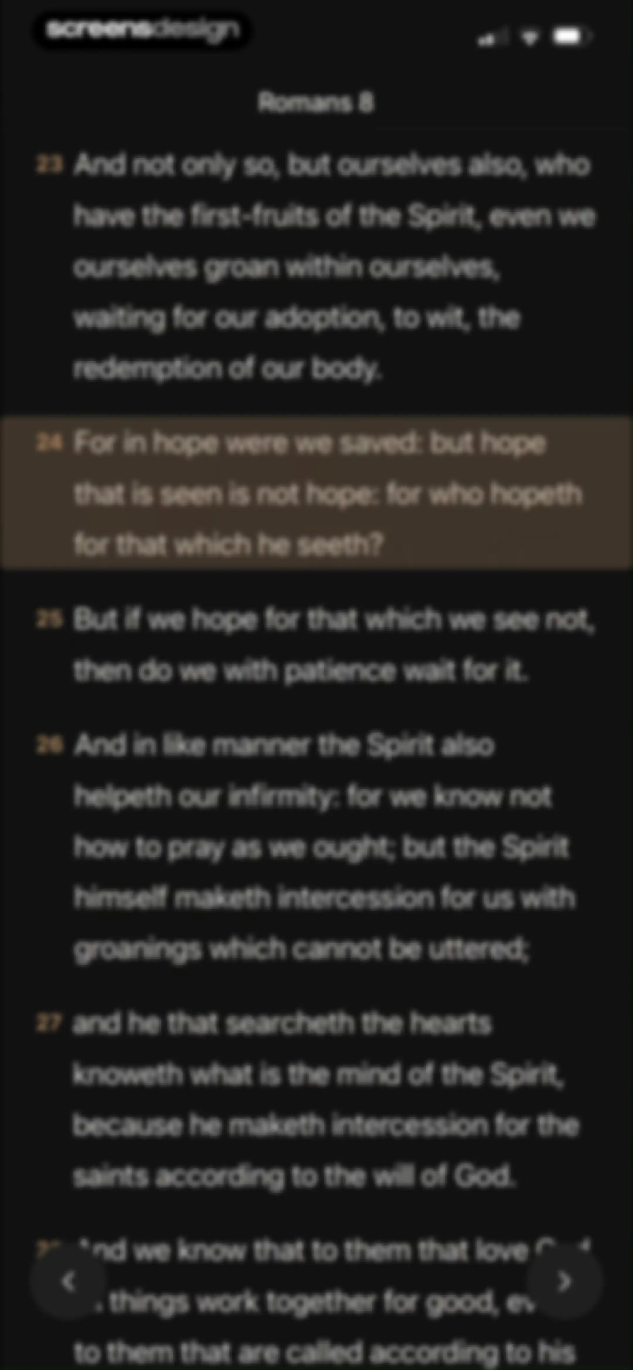 Holy Bible Widget: Daily Verse screen 113