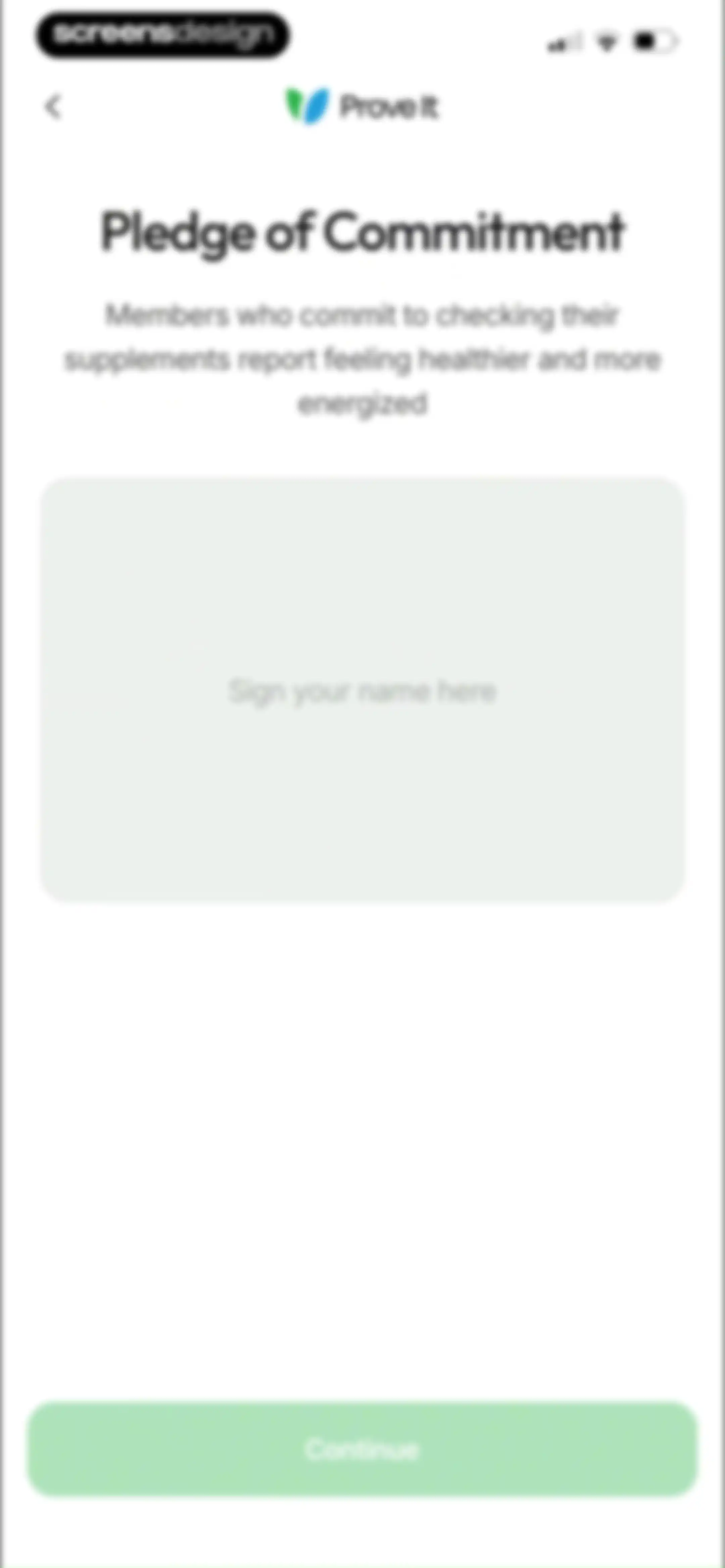 Prove It - Supplement Scanner screen 42