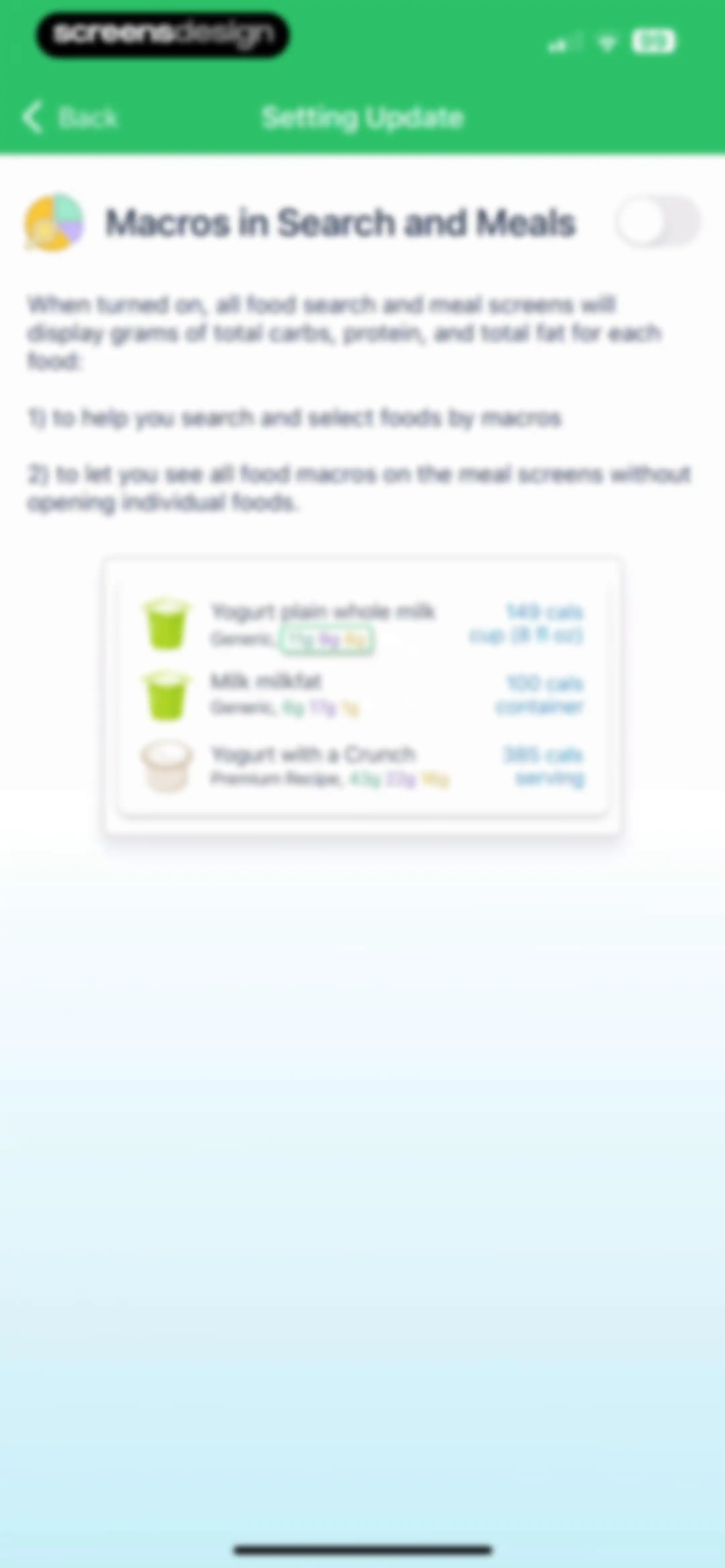 Calorie Counter - MyNetDiary screen 289