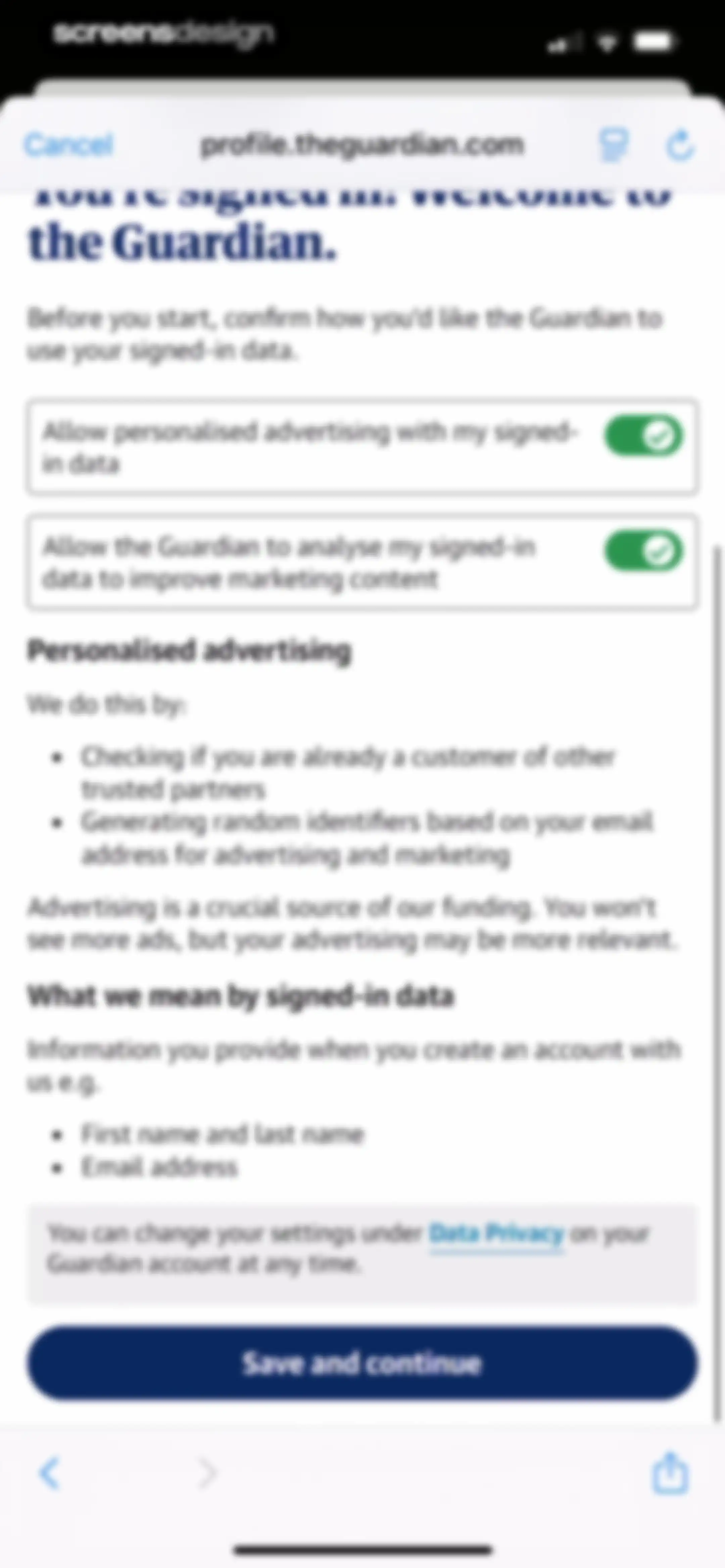 The Guardian - US & World News screen 10
