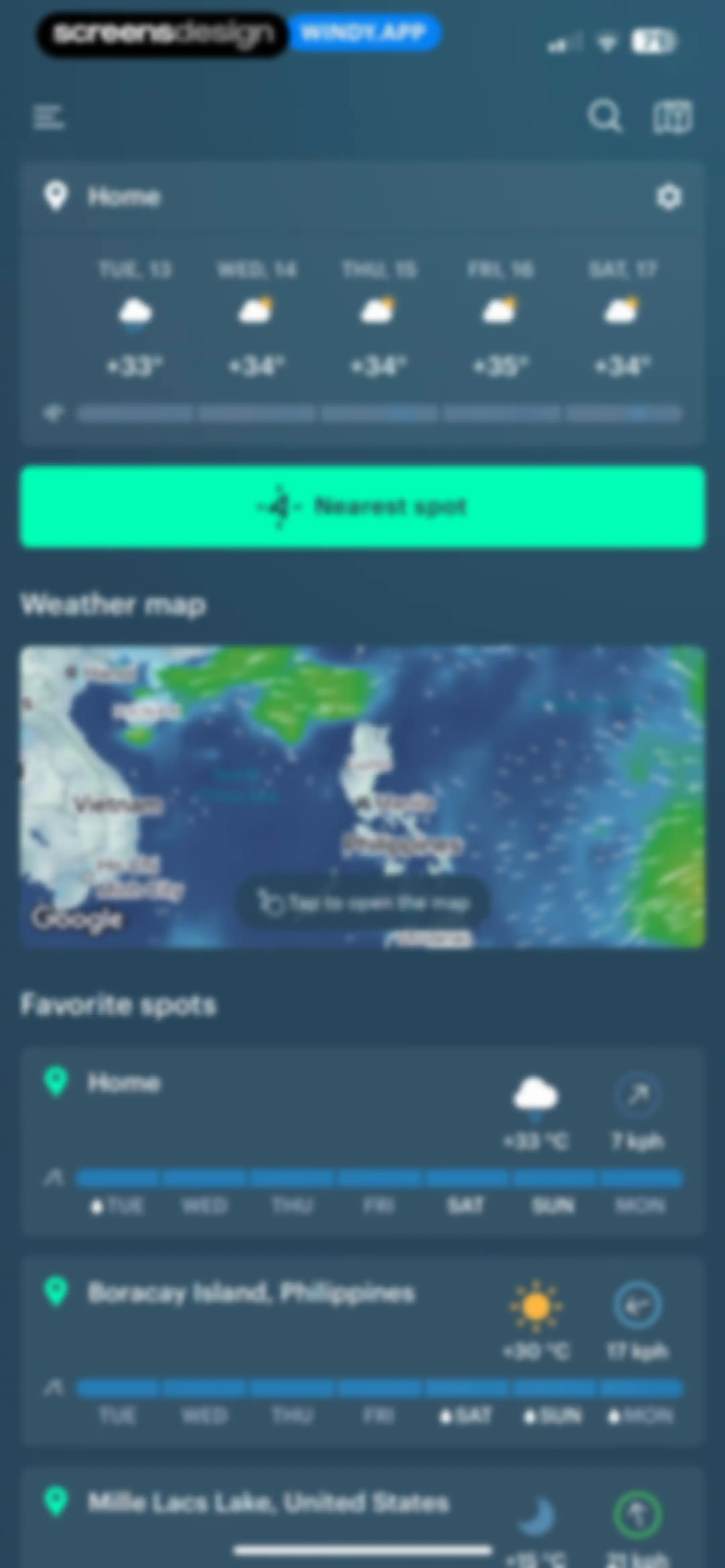 Windy.app — Wind, Tides, Radar screen 81
