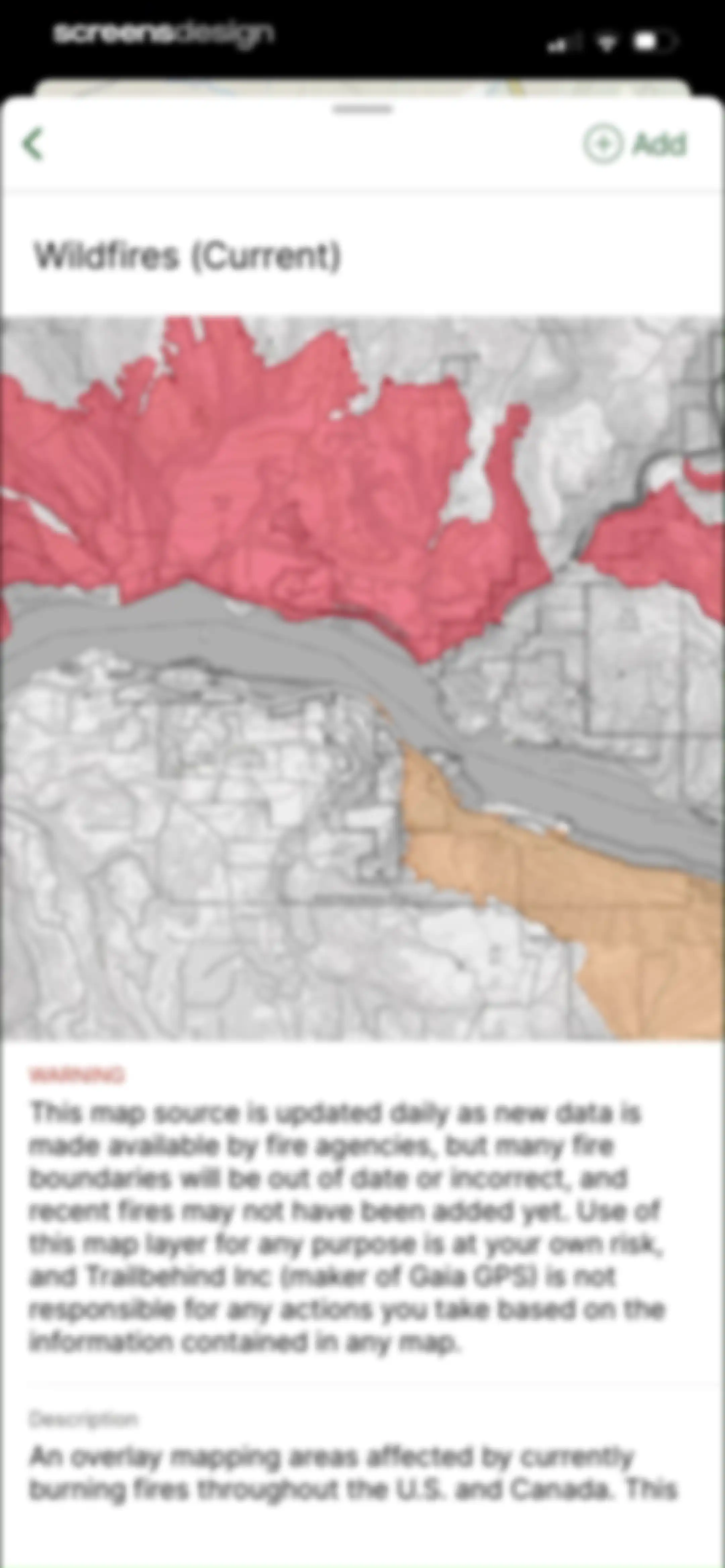 Gaia GPS: Mobile Trail Maps screen 64