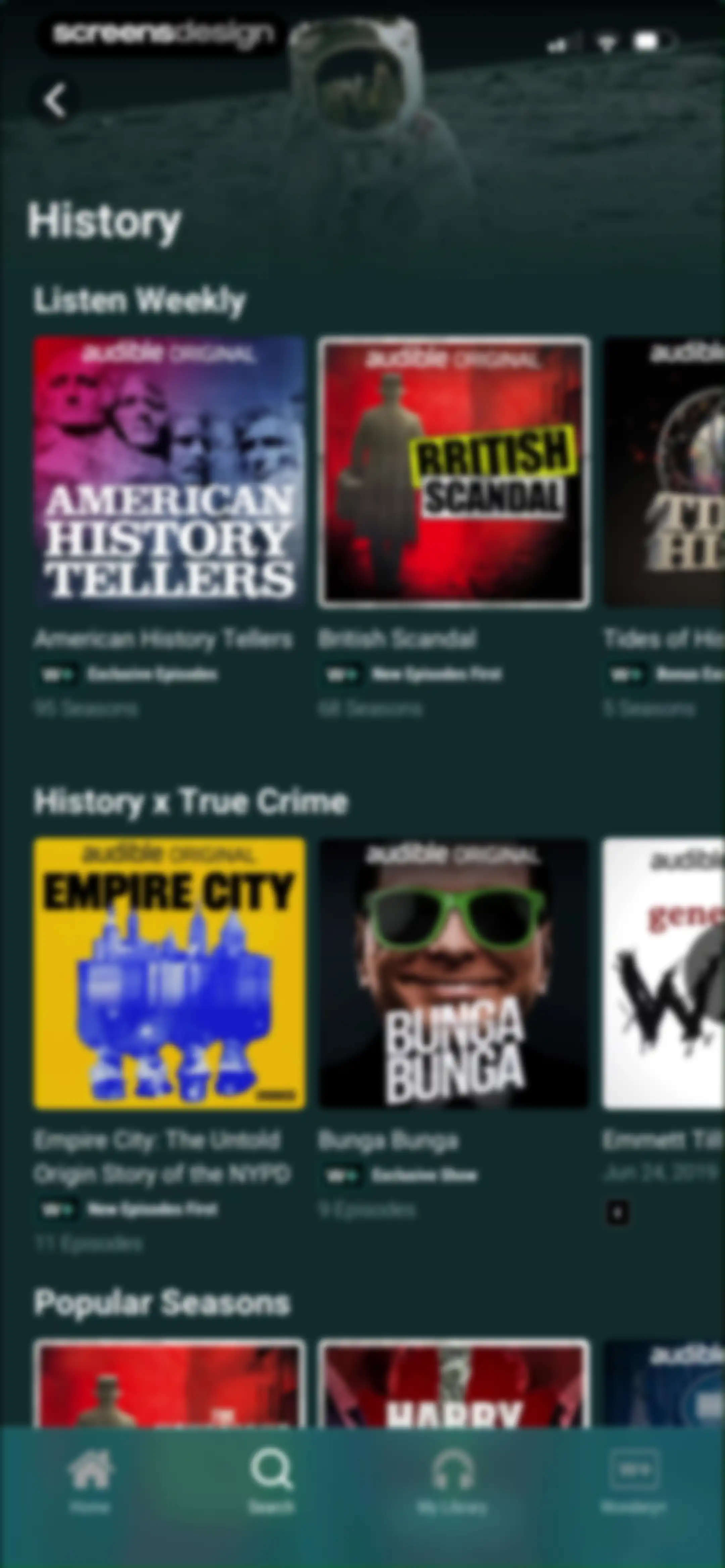Wondery: Must-Hear Podcasts screen 36