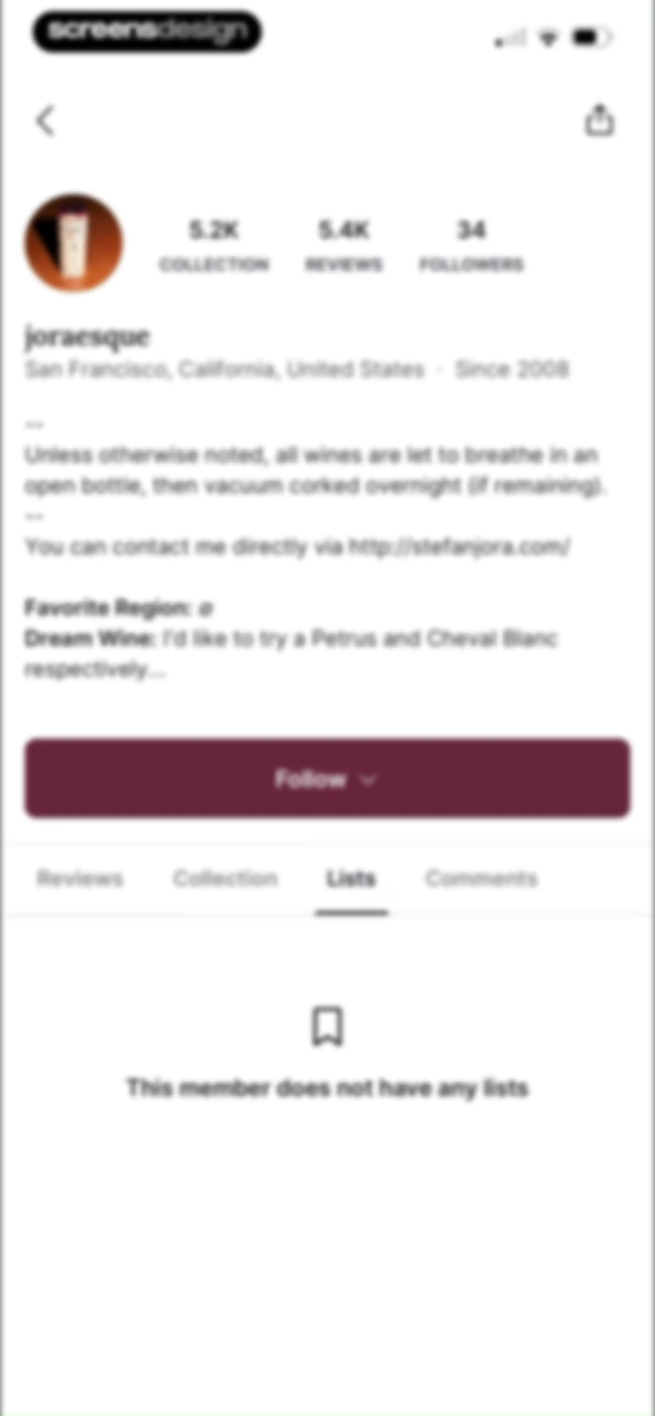 CellarTracker: #1 Wine Tracker screen 69