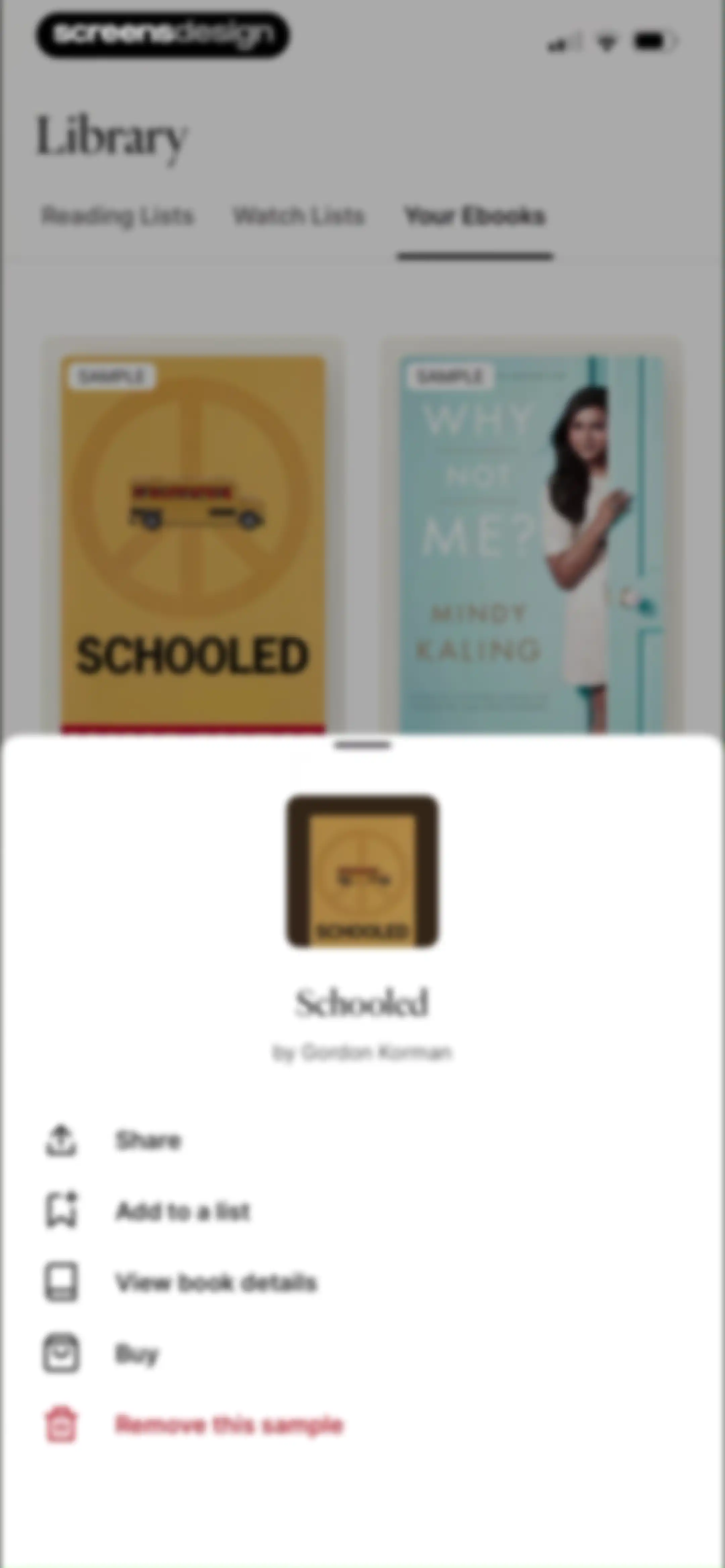 Fable: Track & Discuss Books screen 185