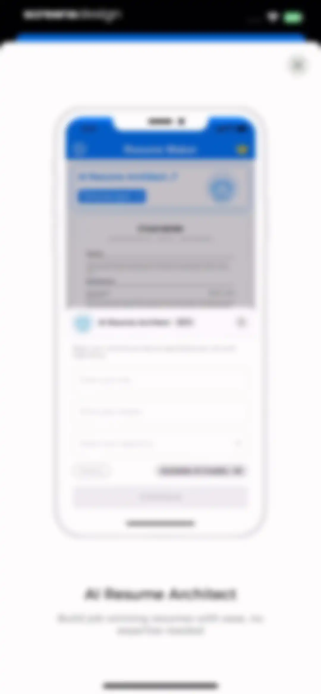 AI Resume Creator: CV Builder screen 3