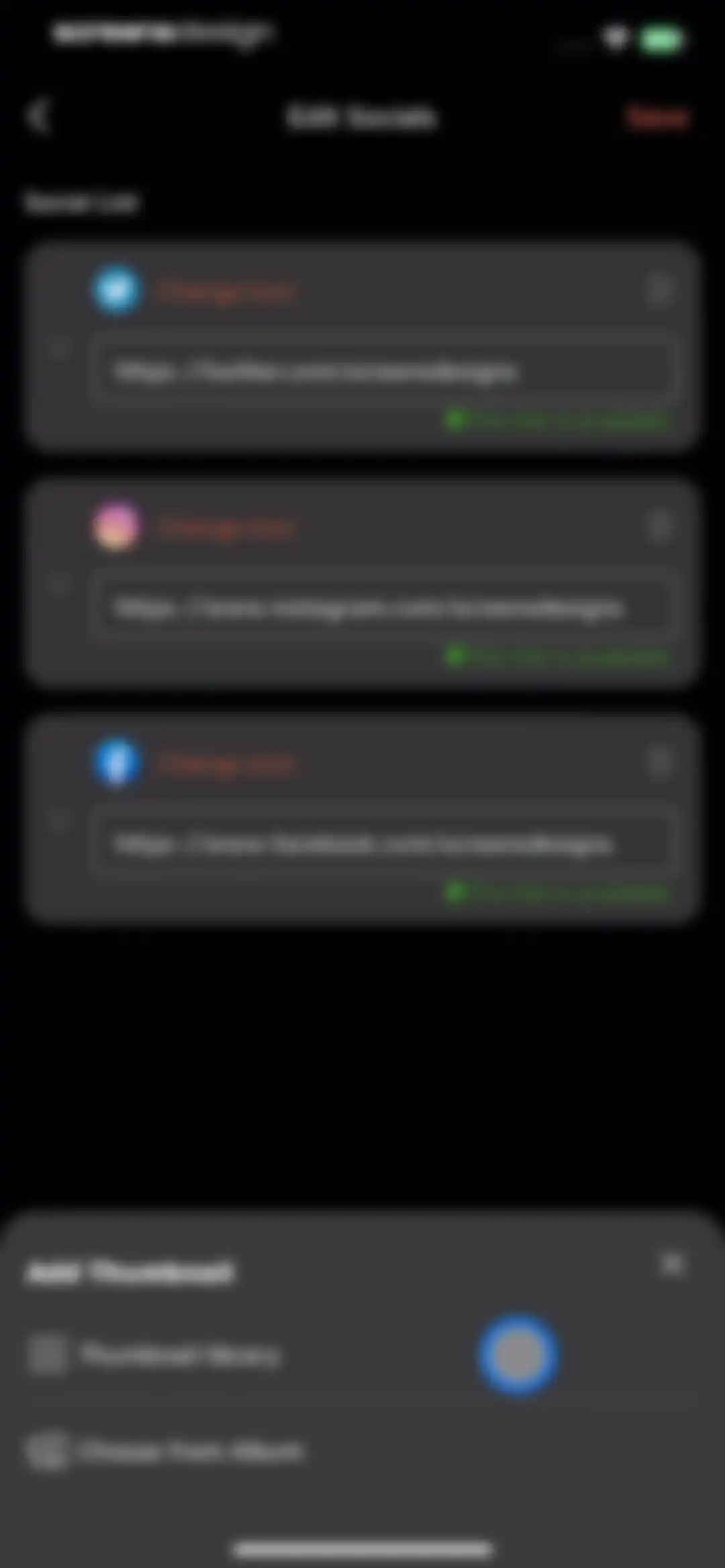 Linkbio - Link in Bio Builder screen 28
