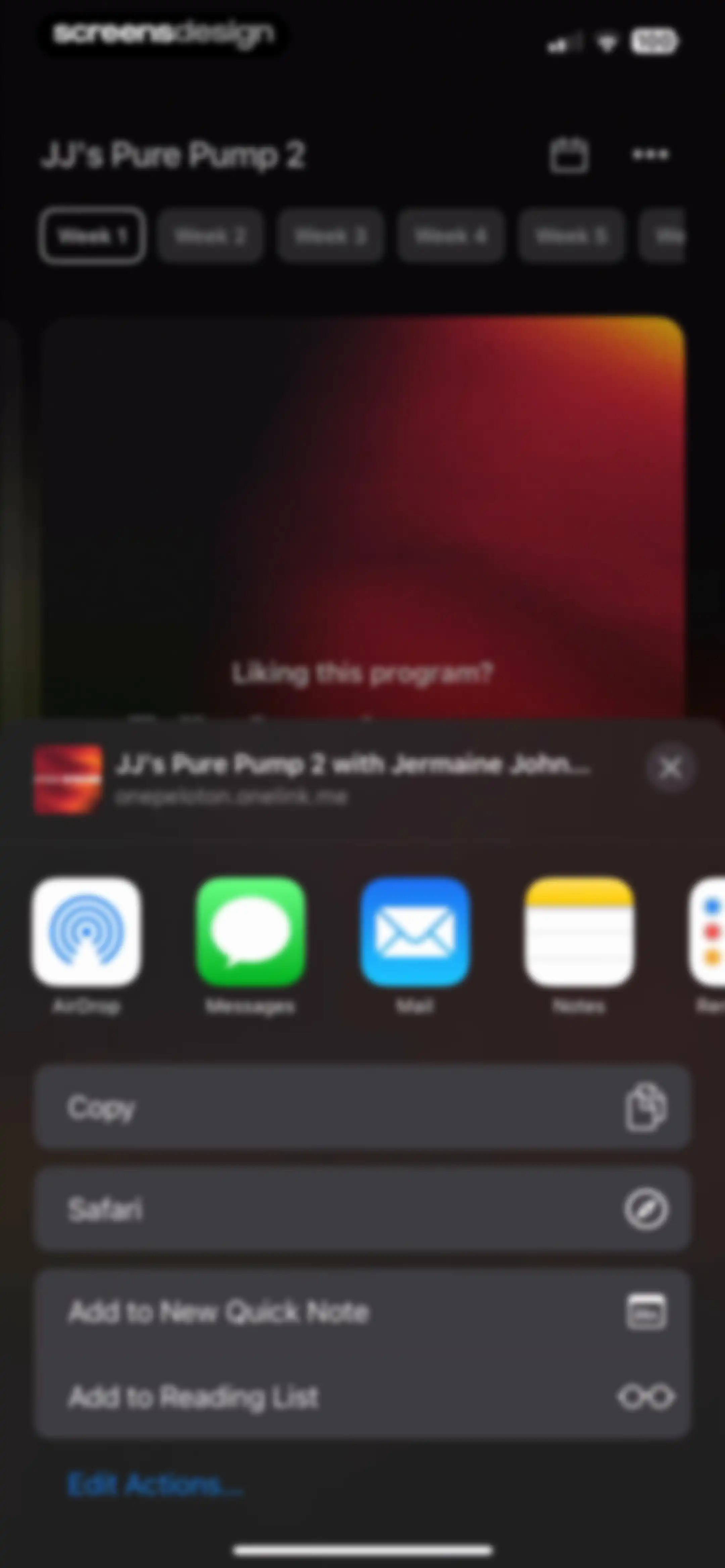 Peloton Strength+ screen 36