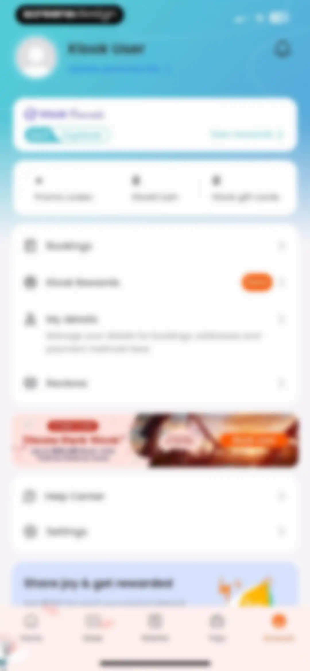Klook: Travel & Activities screen 133