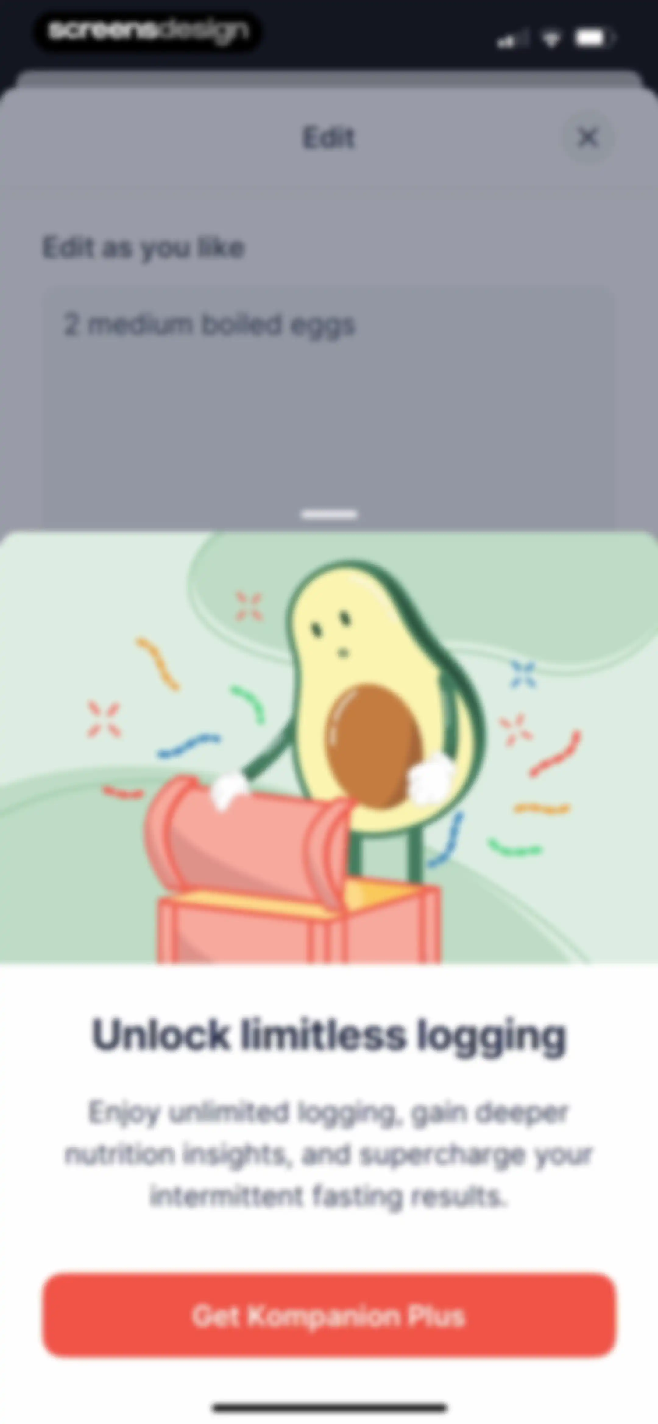 Kompanion: Weight Loss Plan screen 87