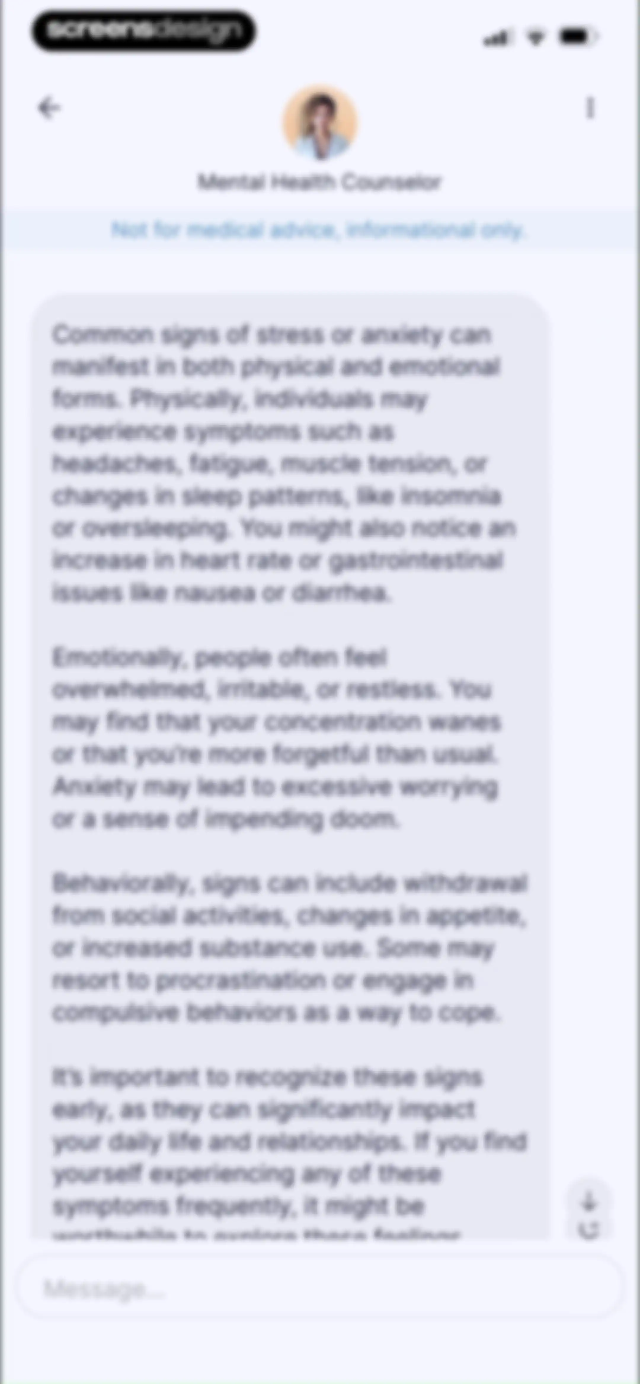 Harmoni - Health & Sleep screen 63