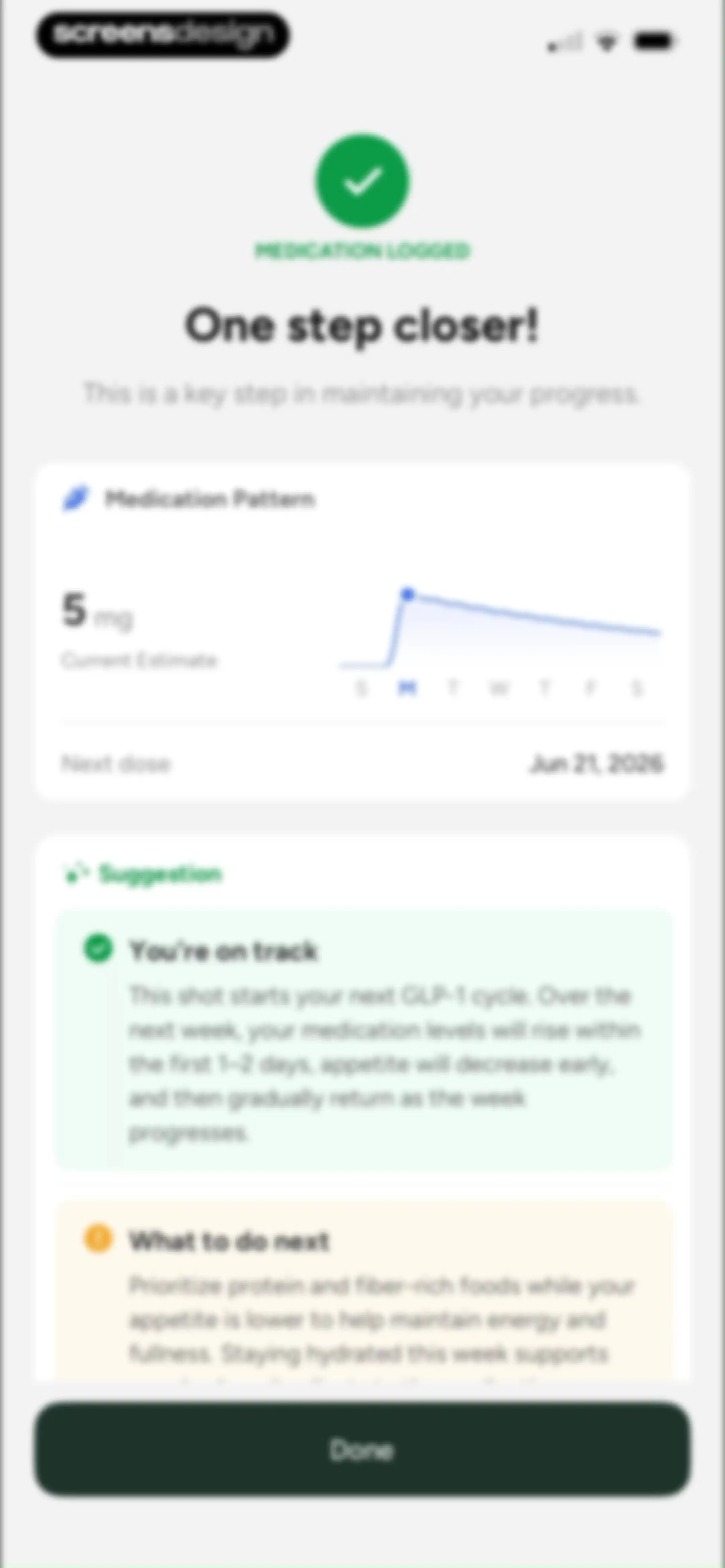 Glowise: GLP-1 Tracker & Diary screen 54