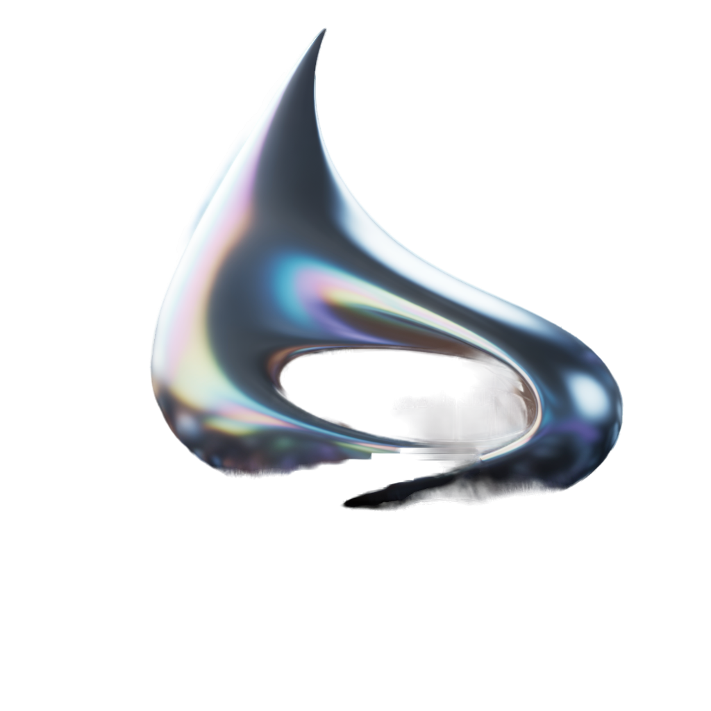 3D liquid metal house icon