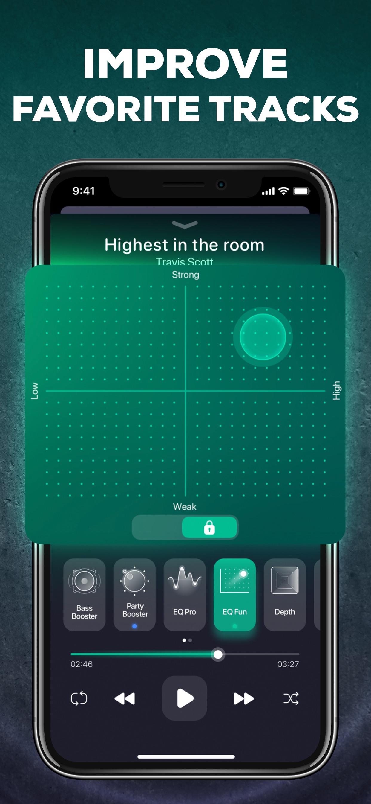 Bass Booster & Music Equalizer App Store screenshot 2