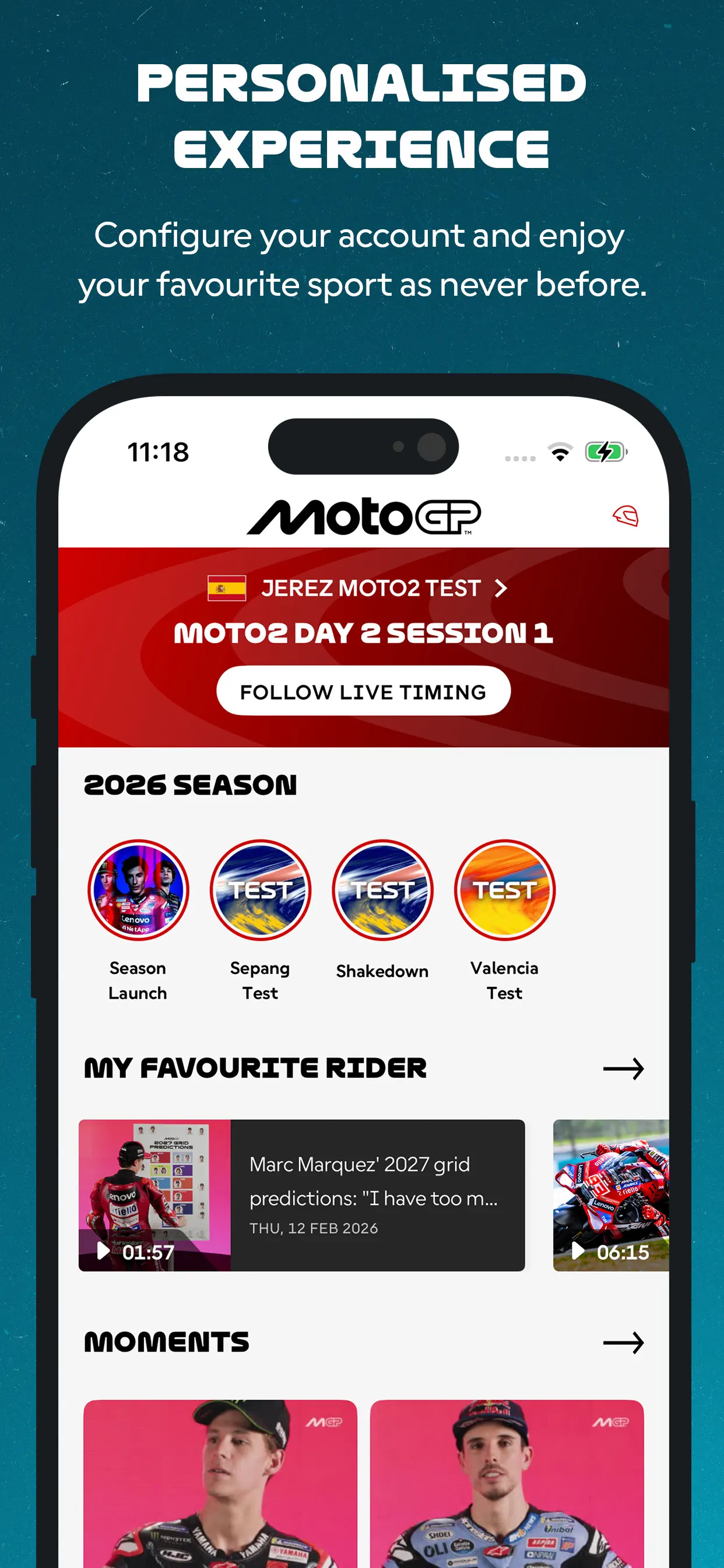 MotoGP™ App Store screenshot 1