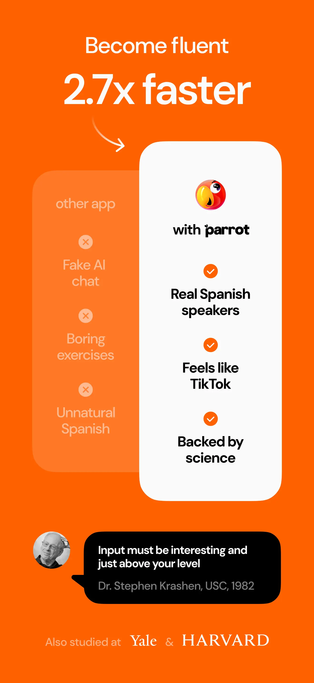 Parrot – Learn Spanish App Store screenshot 1