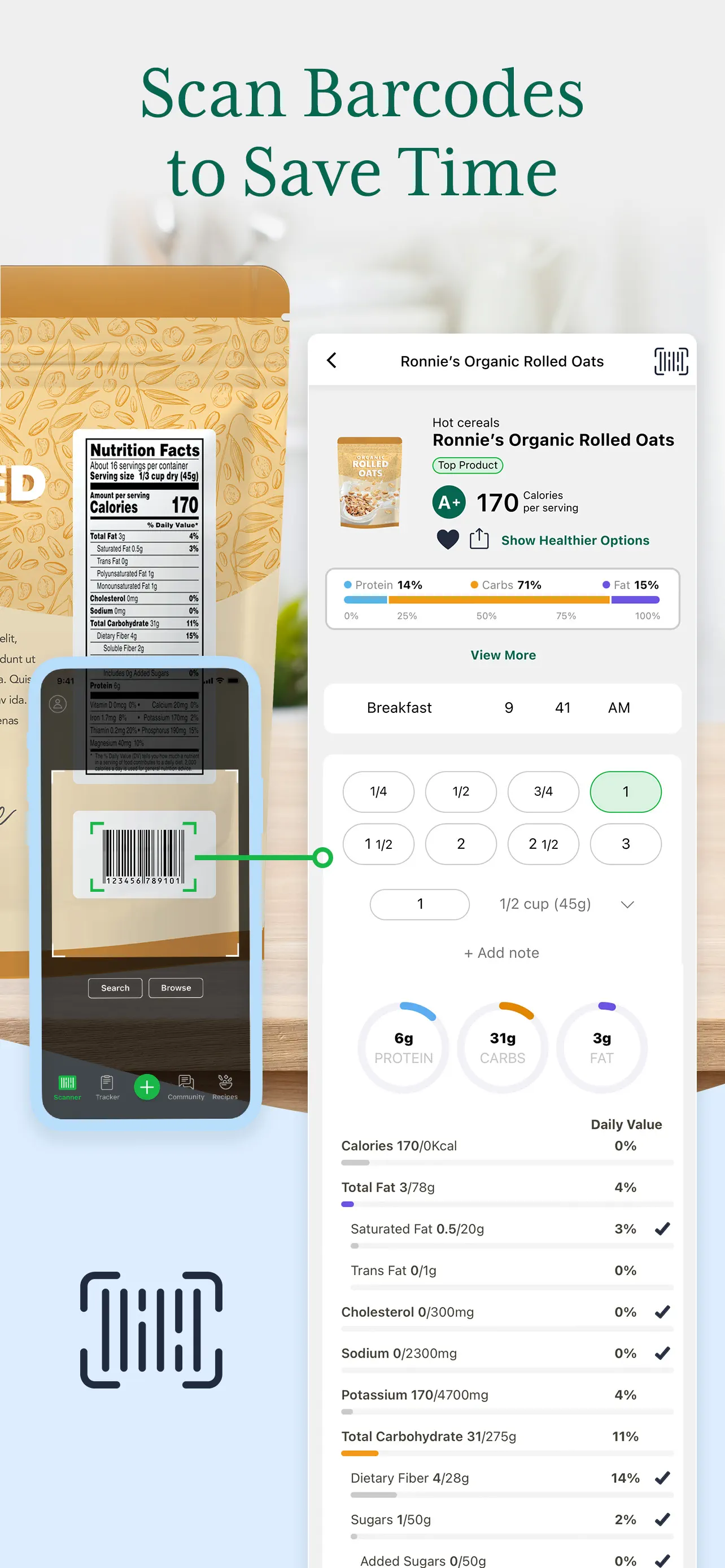Fooducate: Nutrition Coach App Store screenshot 3